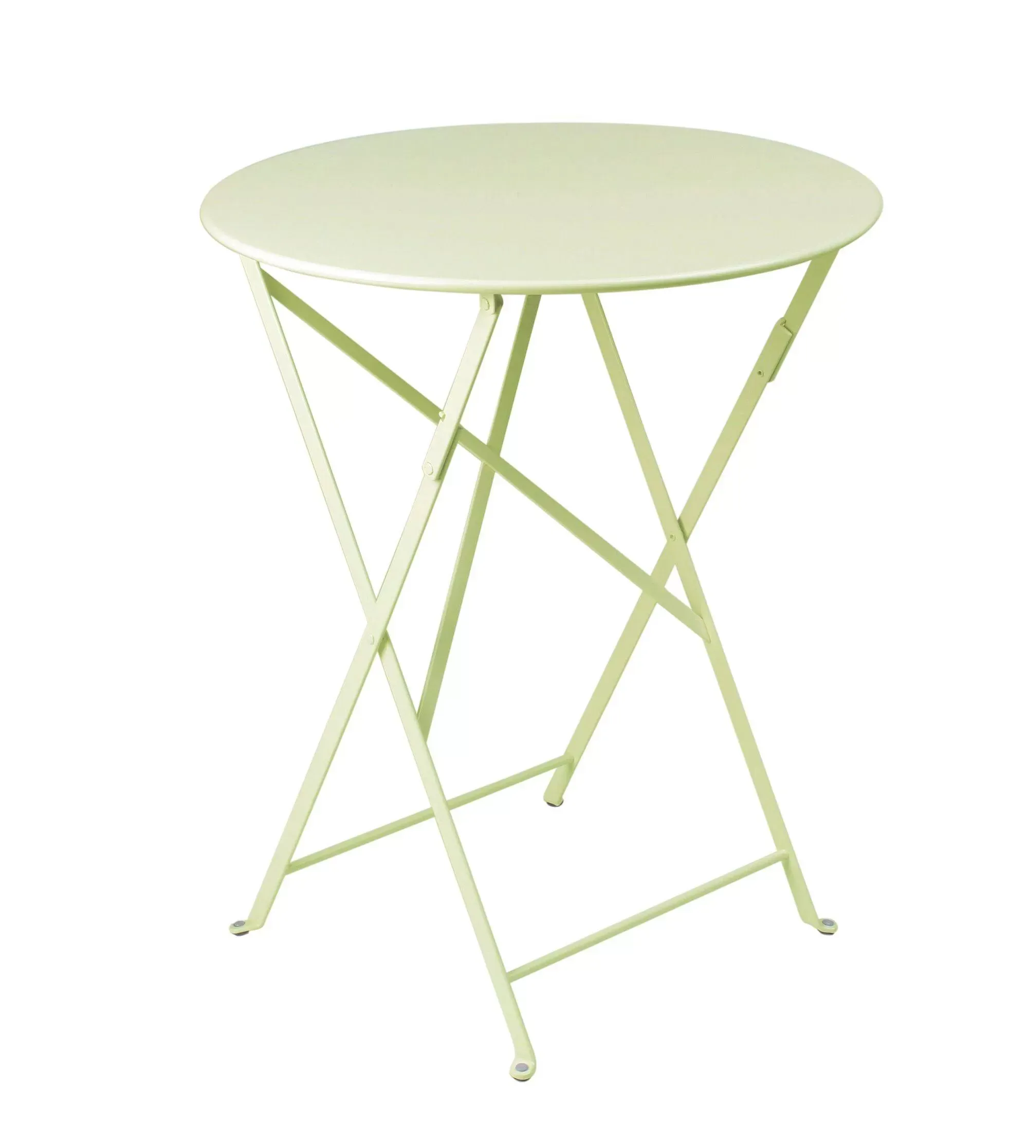Table Ronde Pliante Ø60 cm Bistro en Acier