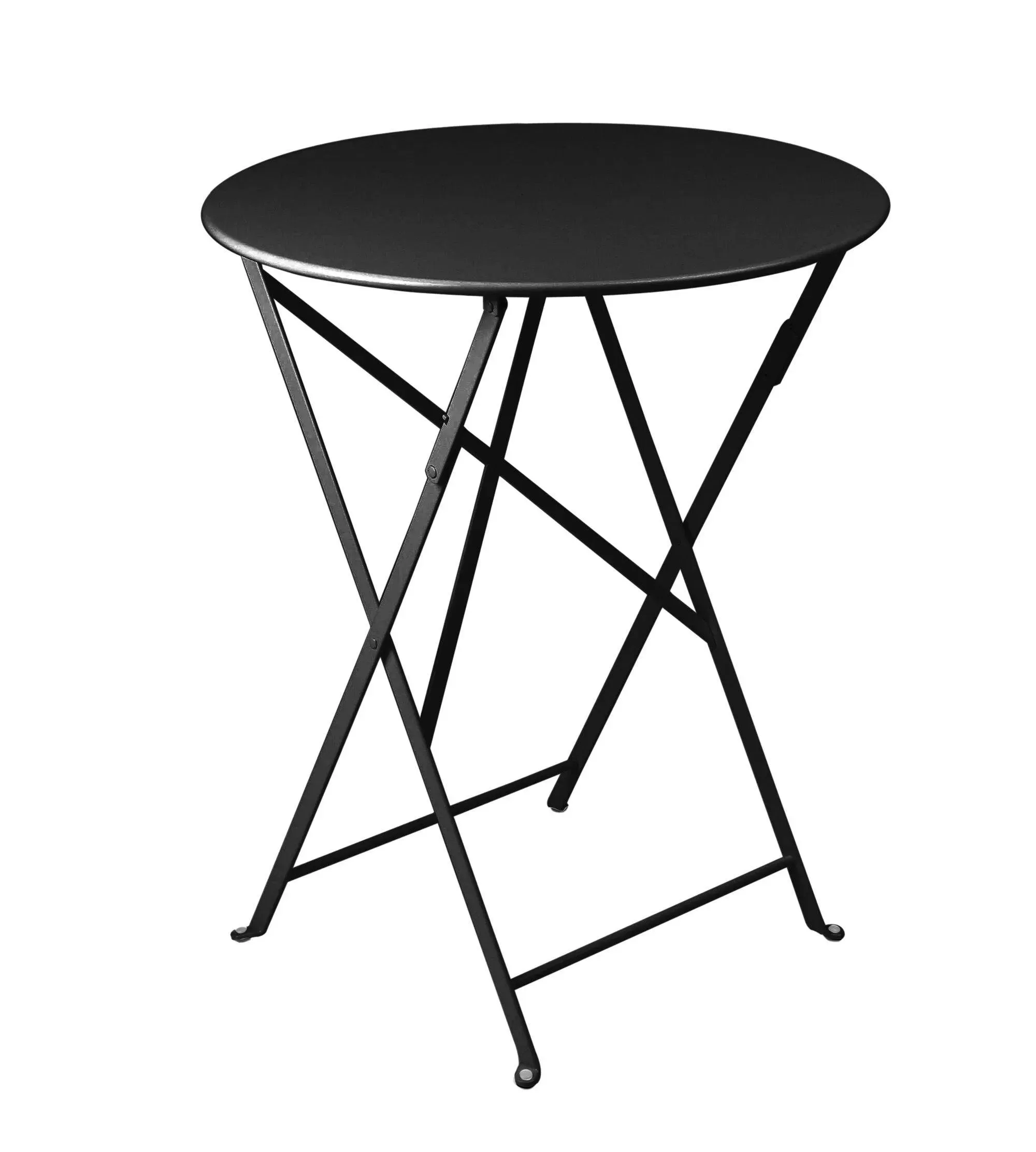 Table Ronde Pliante Ø60 cm Bistro en Acier