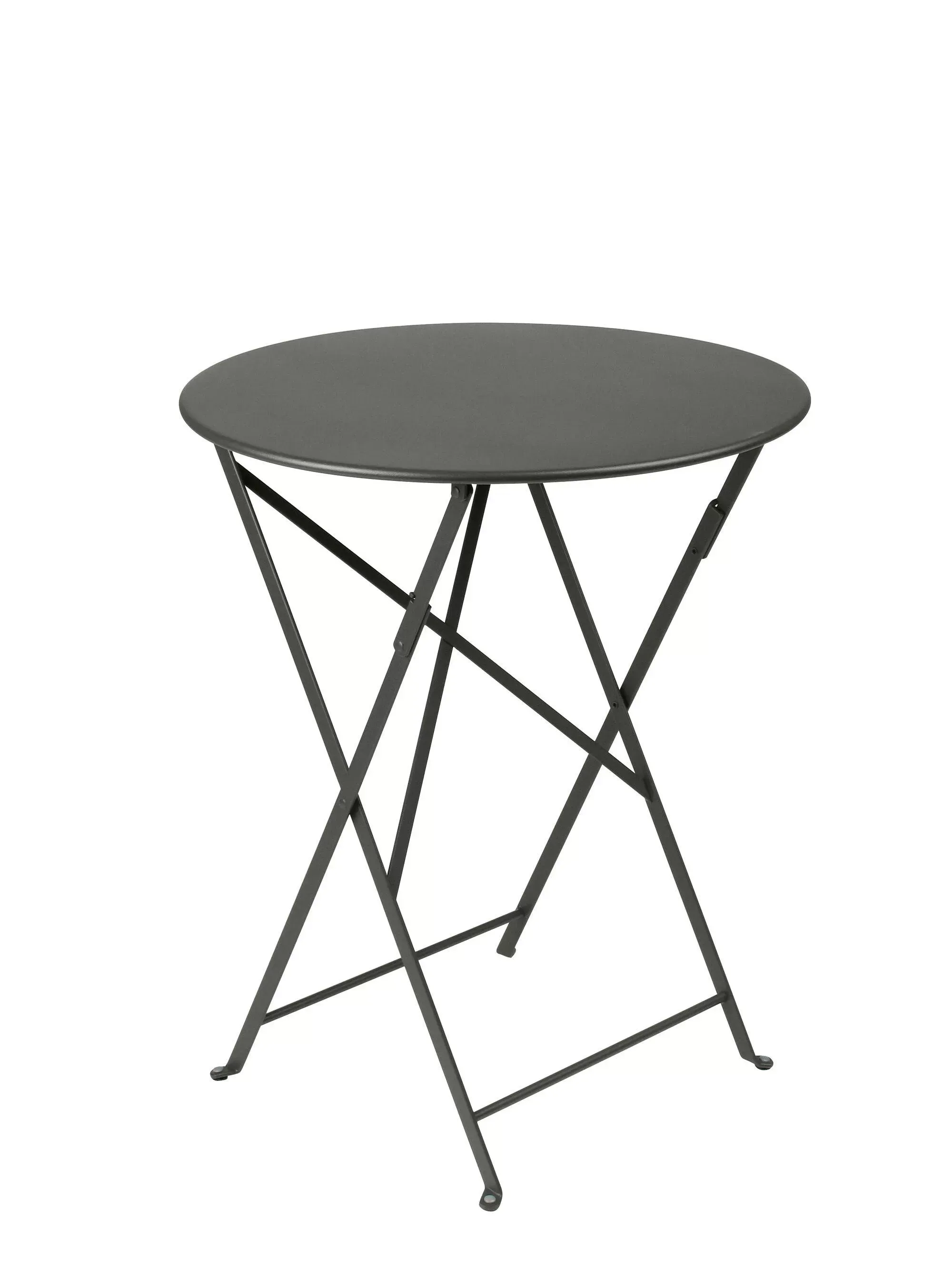 Table Ronde Pliante Ø60 cm Bistro en Acier