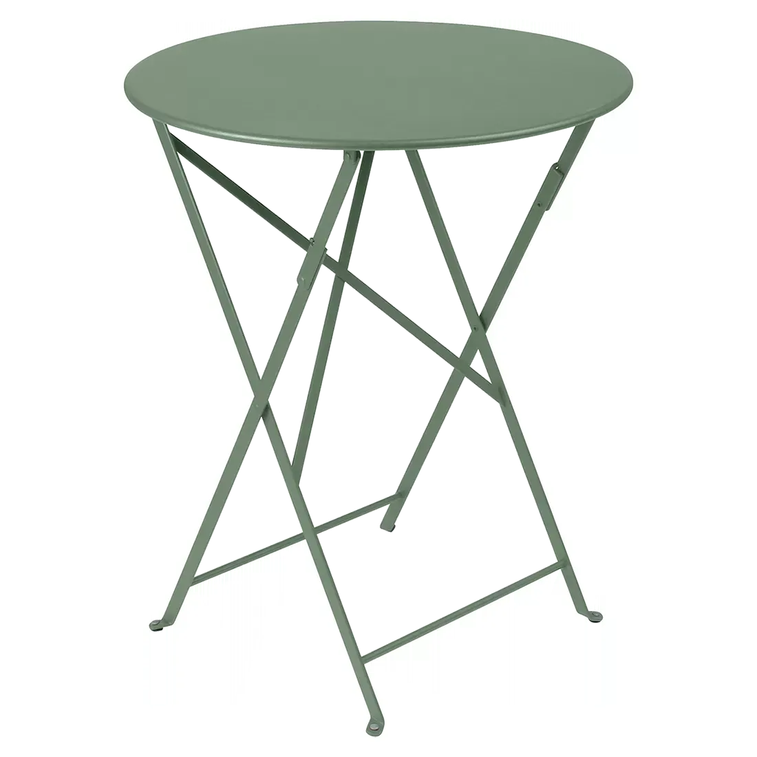 Table Ronde Pliante Ø60 cm Bistro en Acier