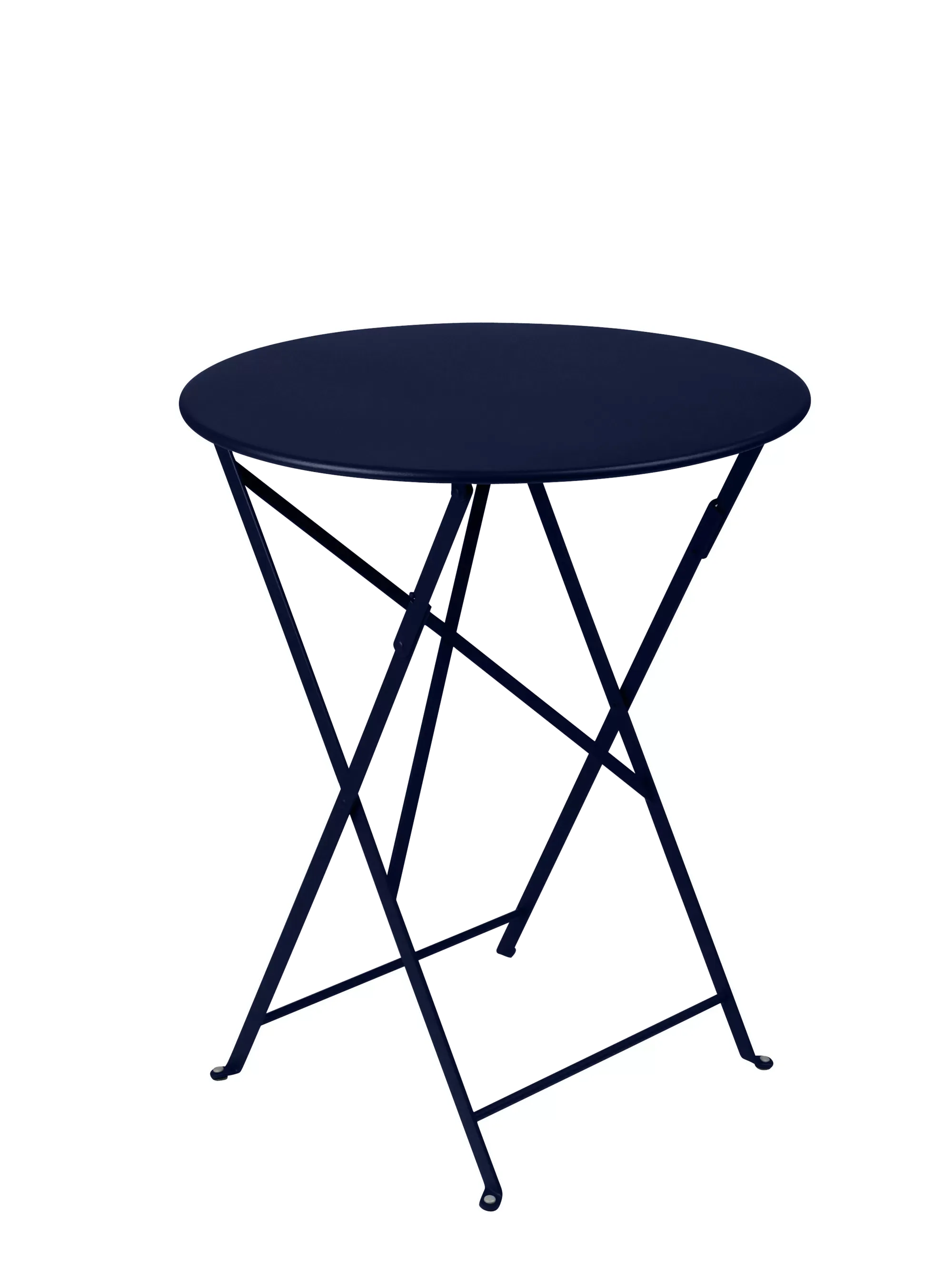 Table Ronde Pliante Ø60 cm Bistro en Acier