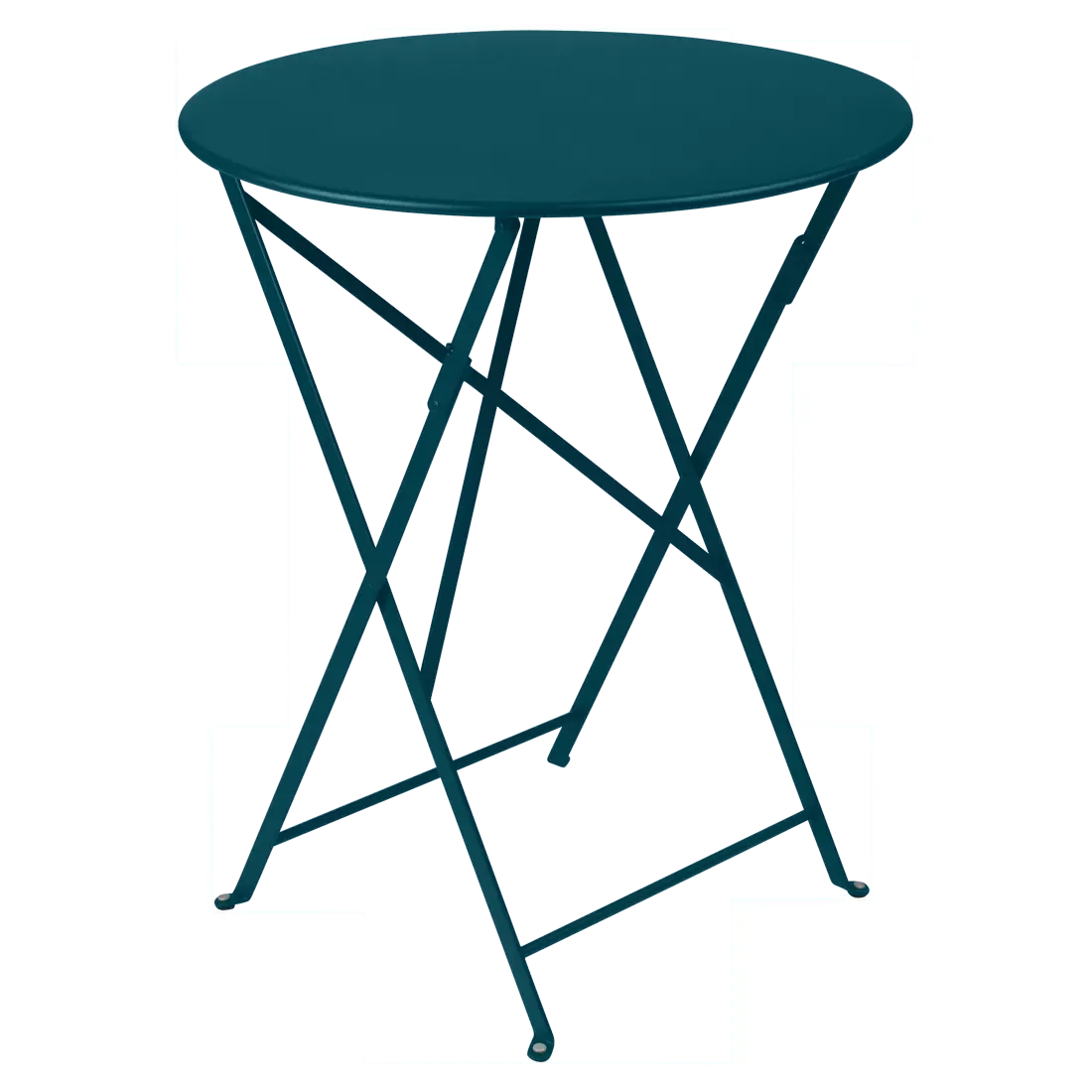 Table Ronde Pliante Ø60 cm Bistro en Acier