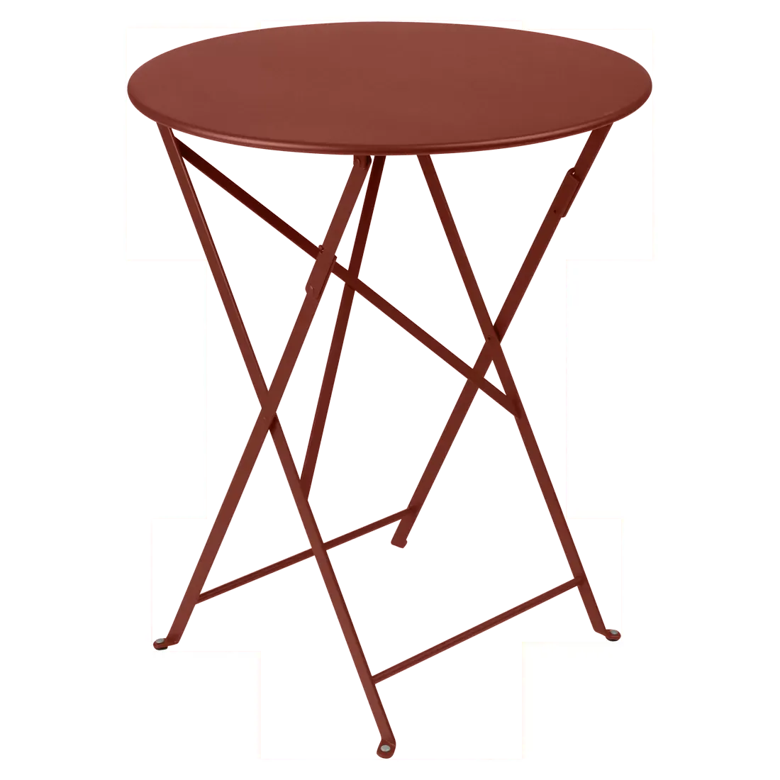 Table Ronde Pliante Ø60 cm Bistro en Acier