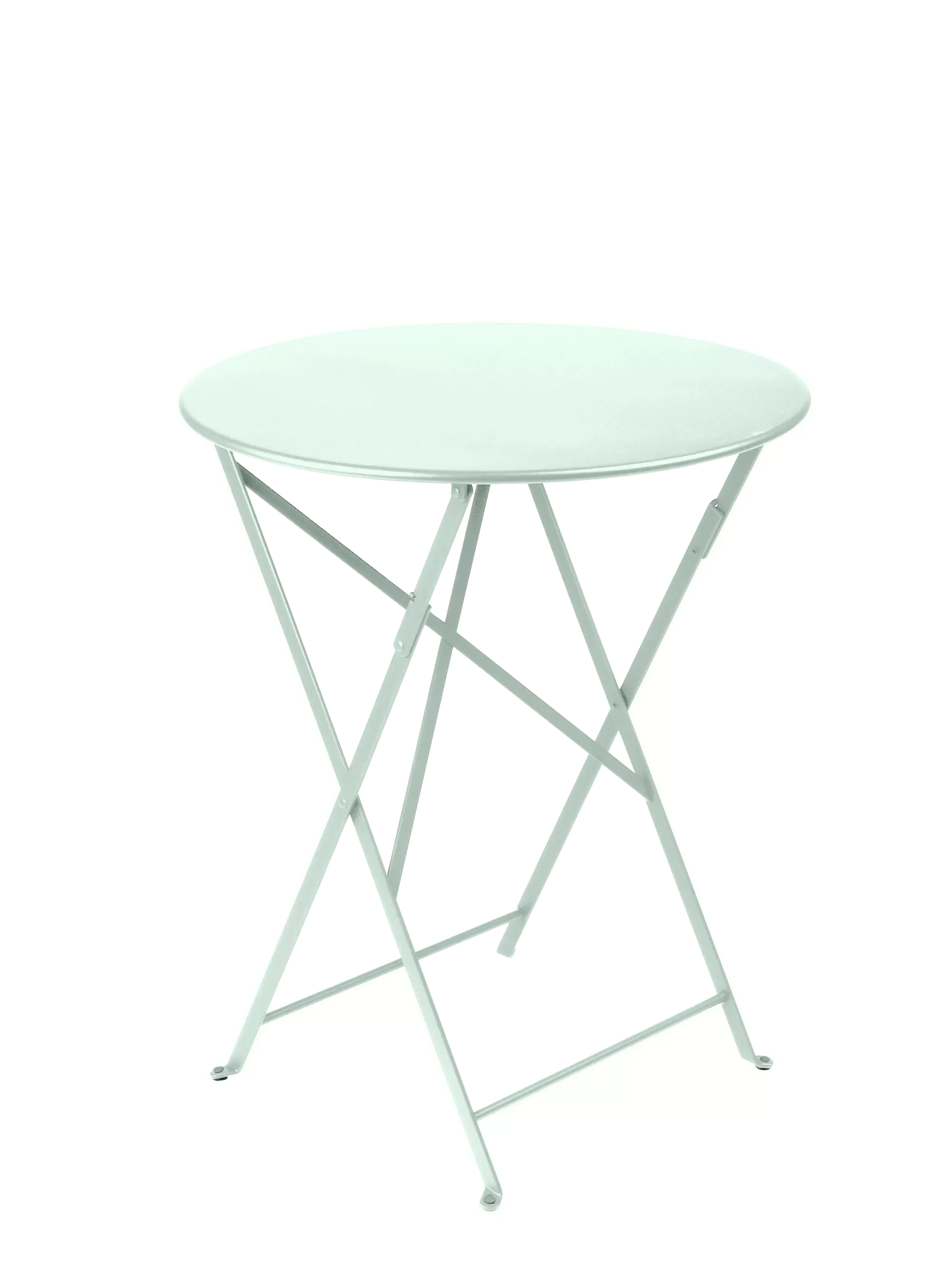 Table Ronde Pliante Ø60 cm Bistro en Acier