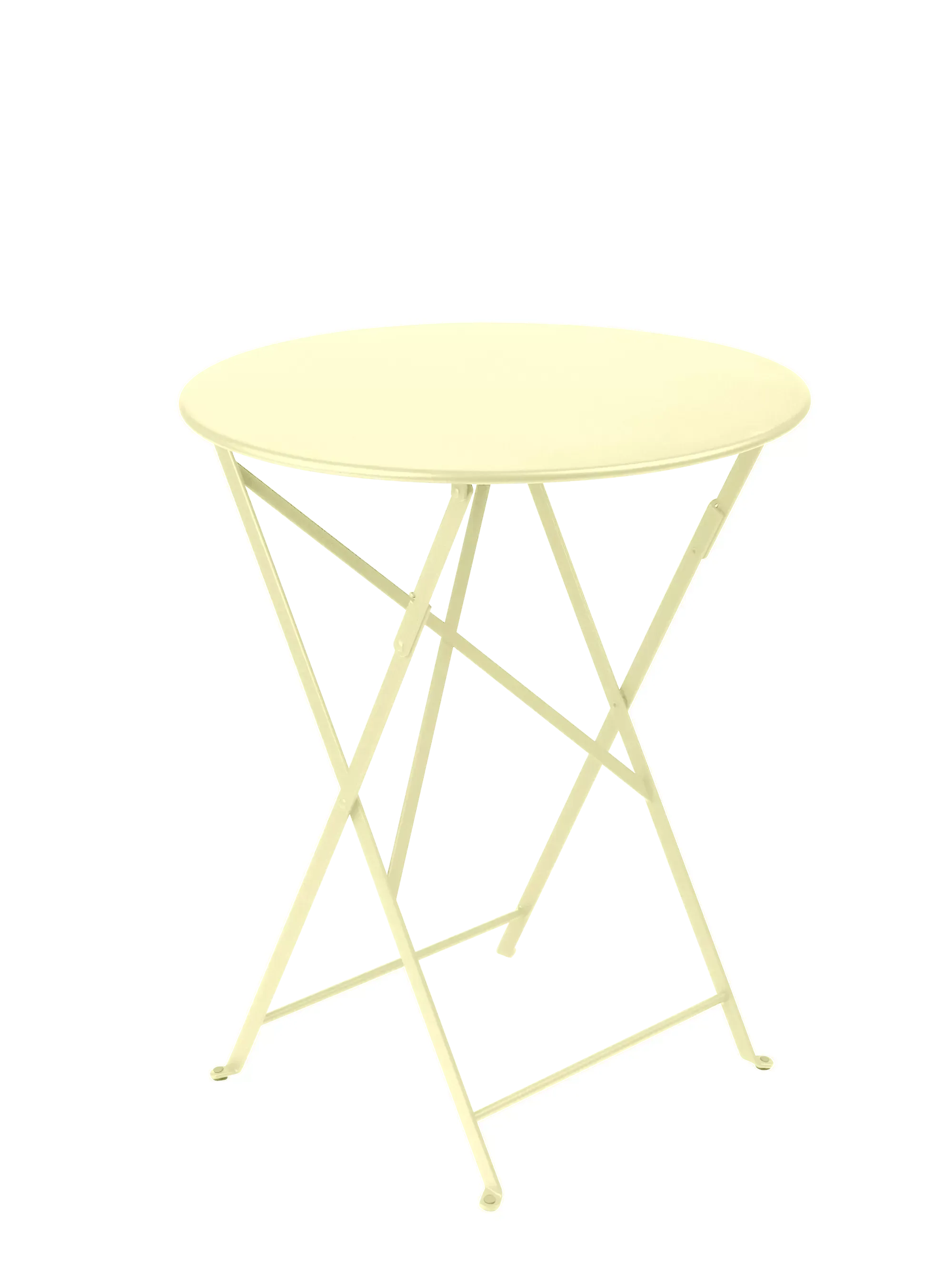 Table Ronde Pliante Ø60 cm Bistro en Acier