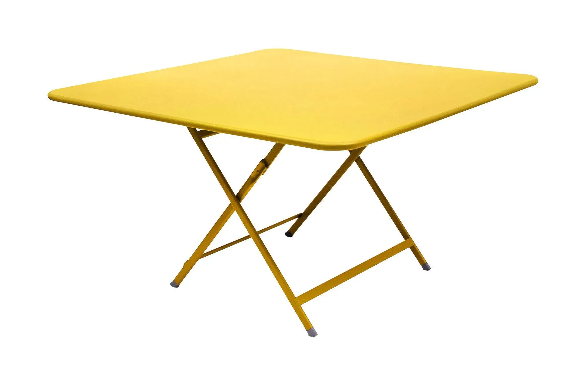 Table Carrée Pliante 128 x 128 cm Caractère en Acier