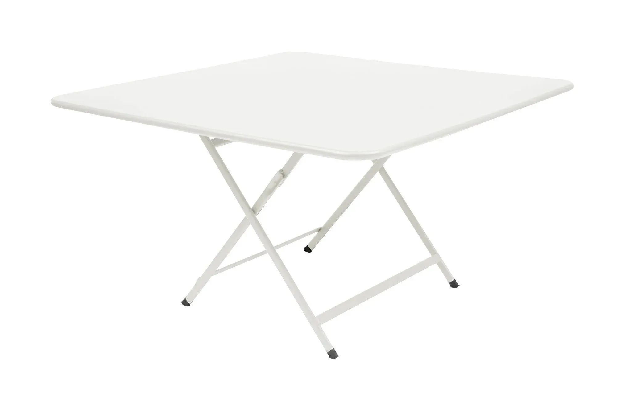 Table Carrée Pliante 128 x 128 cm Caractère en Acier