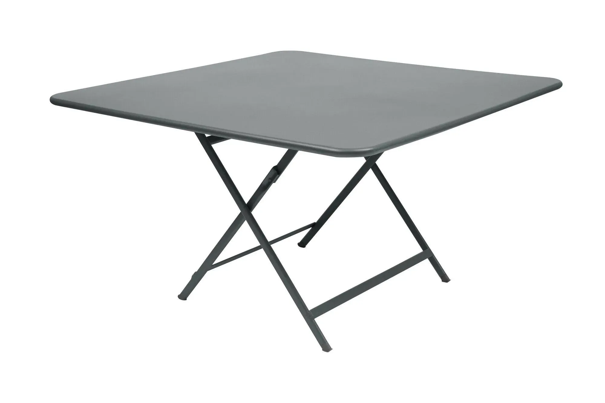 Table Carrée Pliante 128 x 128 cm Caractère en Acier