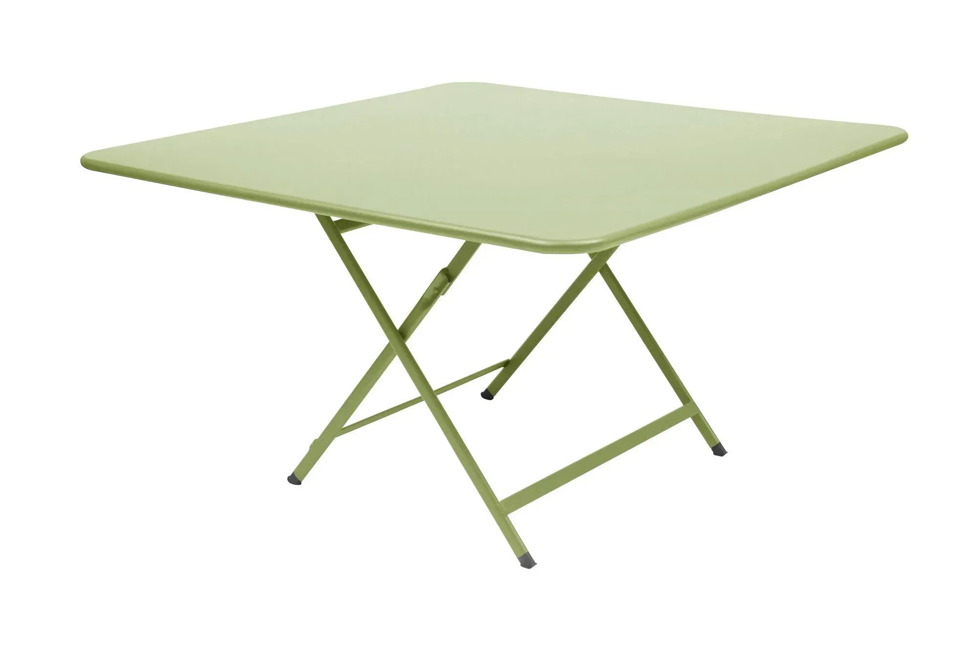 Table Carrée Pliante 128 x 128 cm Caractère en Acier