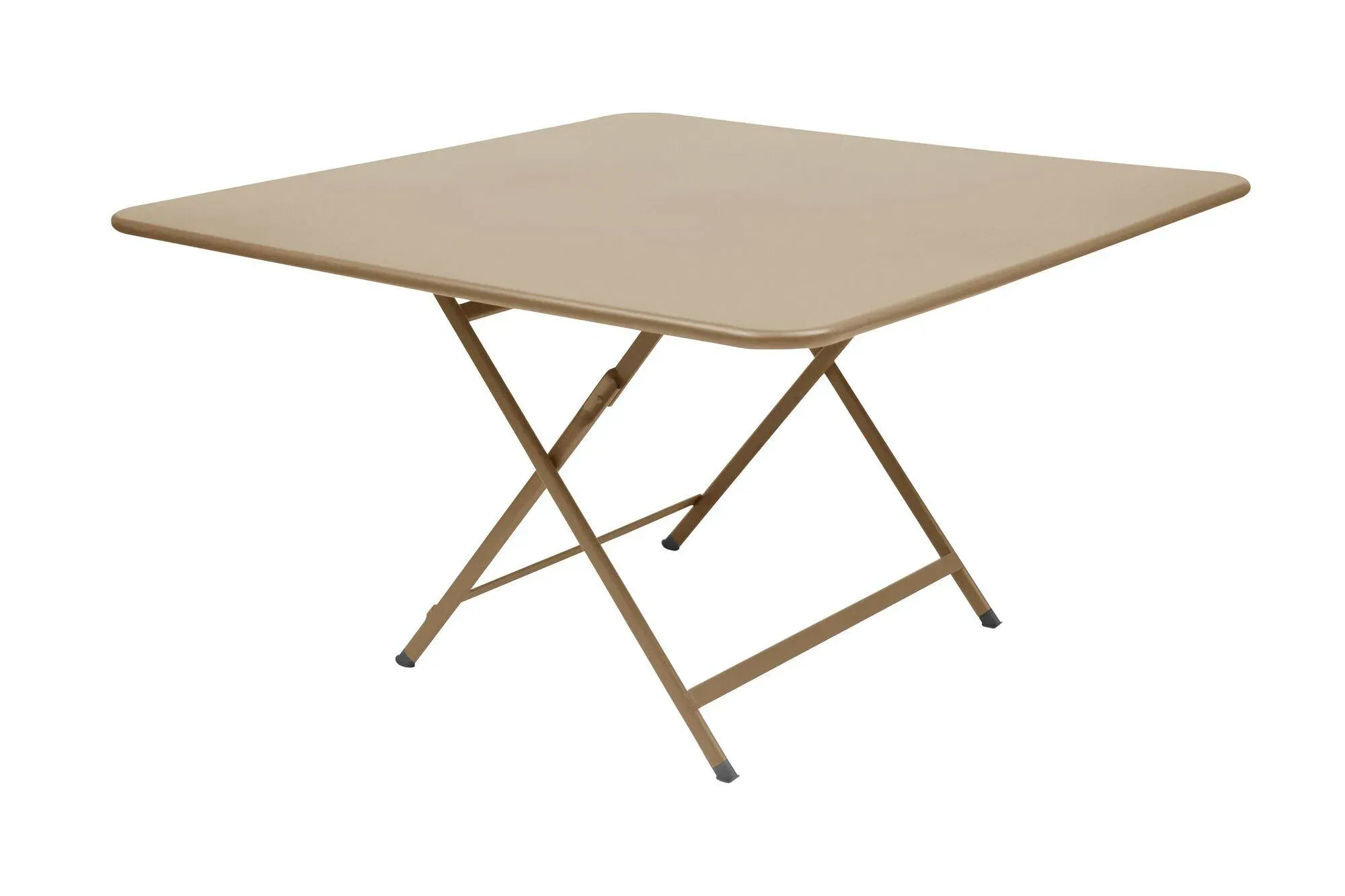 Table Carrée Pliante 128 x 128 cm Caractère en Acier