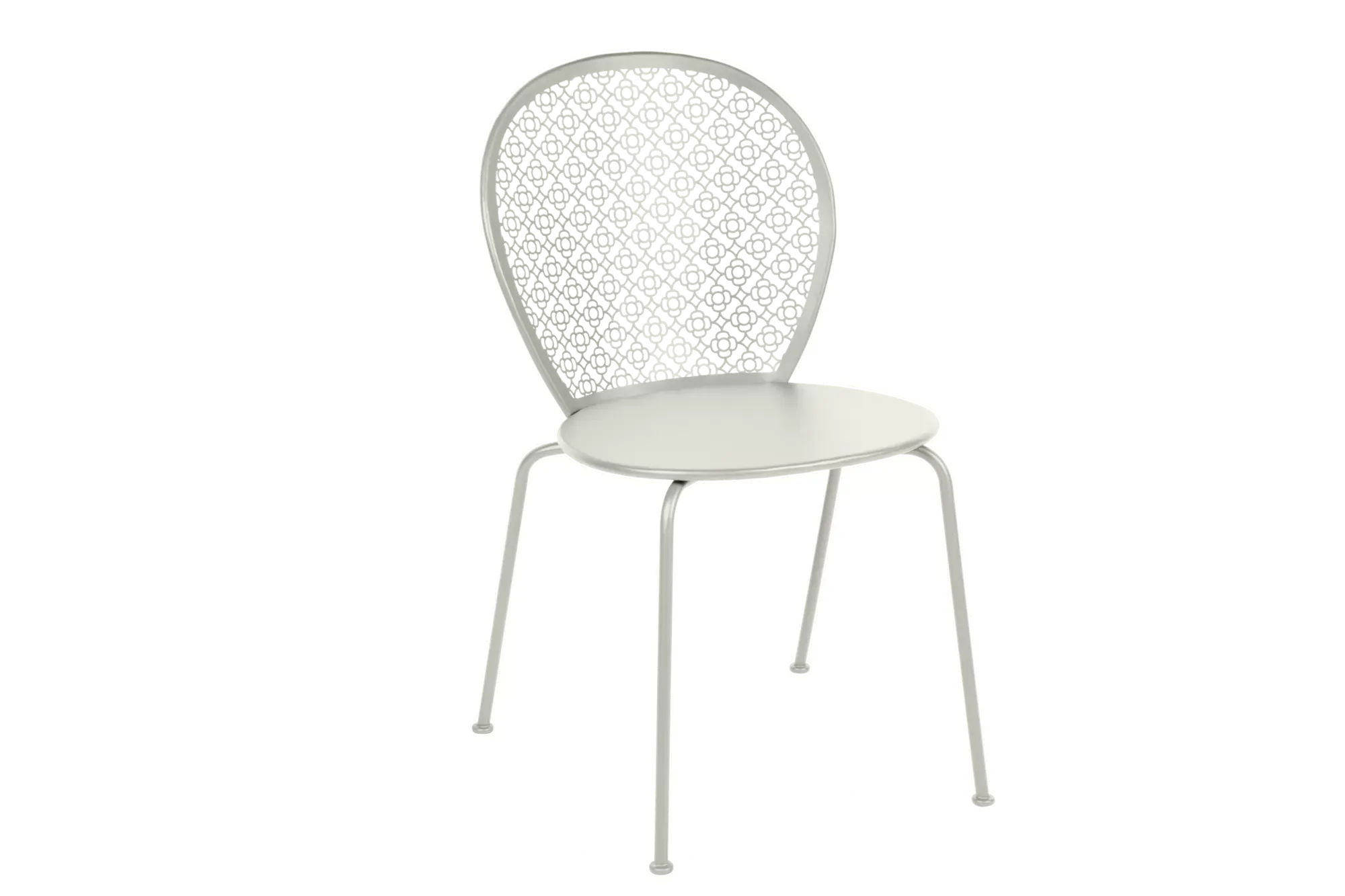 Lot de 2 Chaises Empilables Lorette en Acier