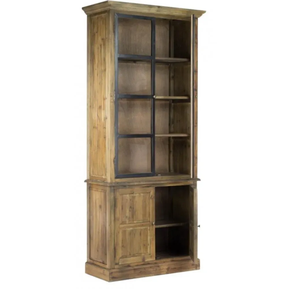 Buffet Vitrine Lannion Style Industriel