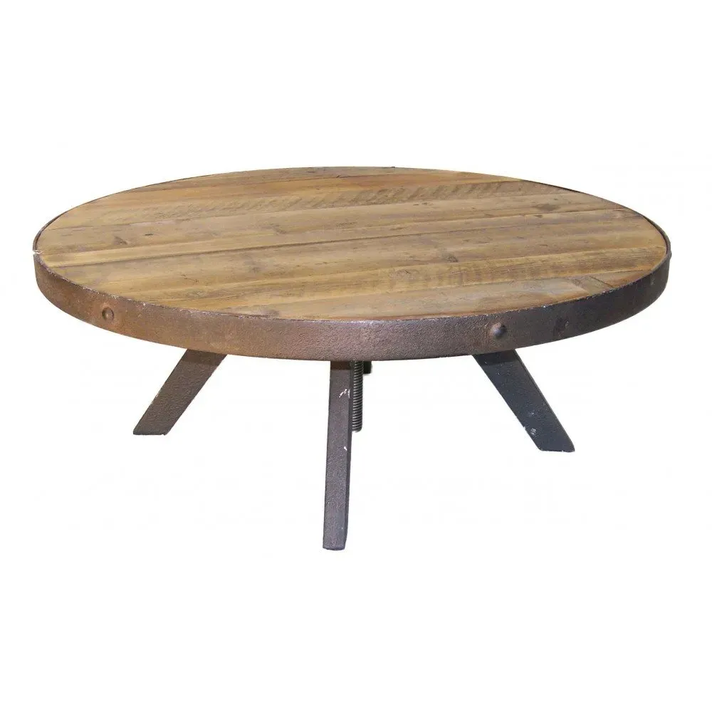 Grande table basse ronde Hygie  Style Industriel