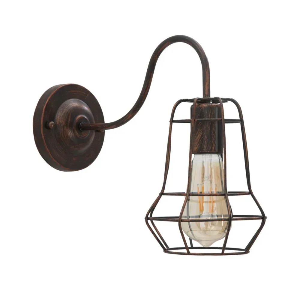 Lampe en Fer Dark Style Industriel