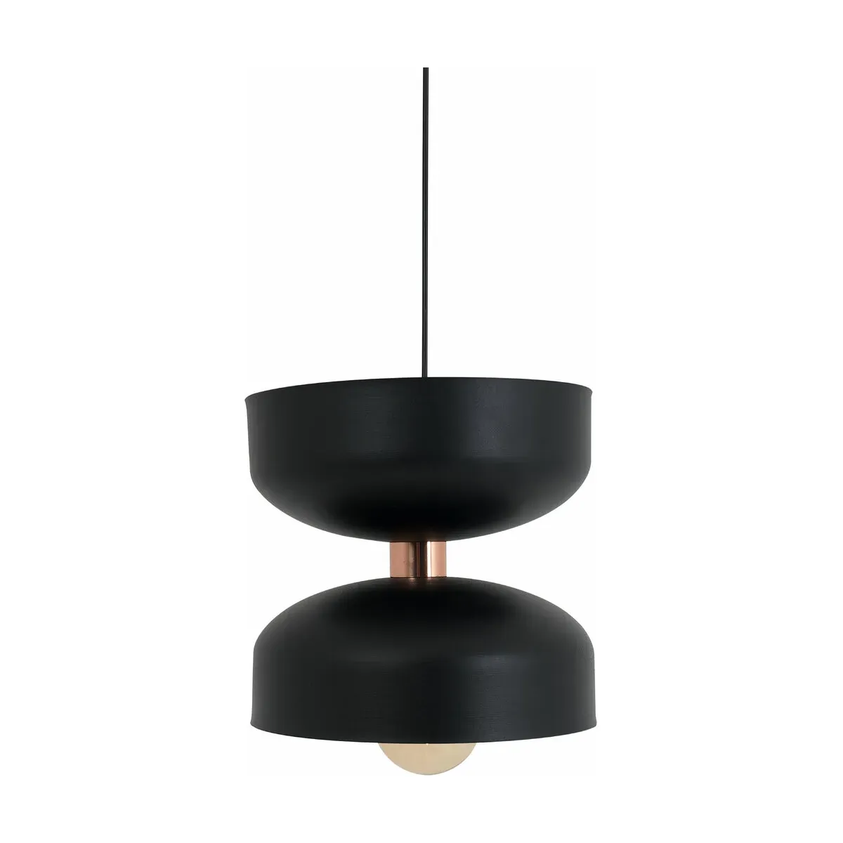 Suspension en métal noir 30 cm Woman - Custom Form