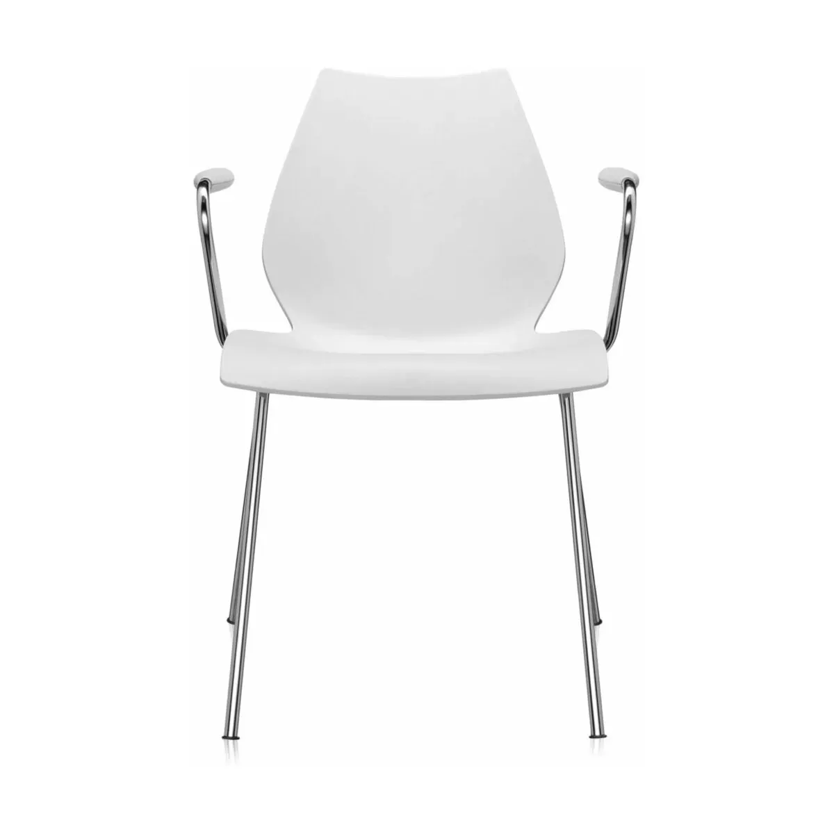 Chaise avec accoudoirs blanche Maui - Kartell