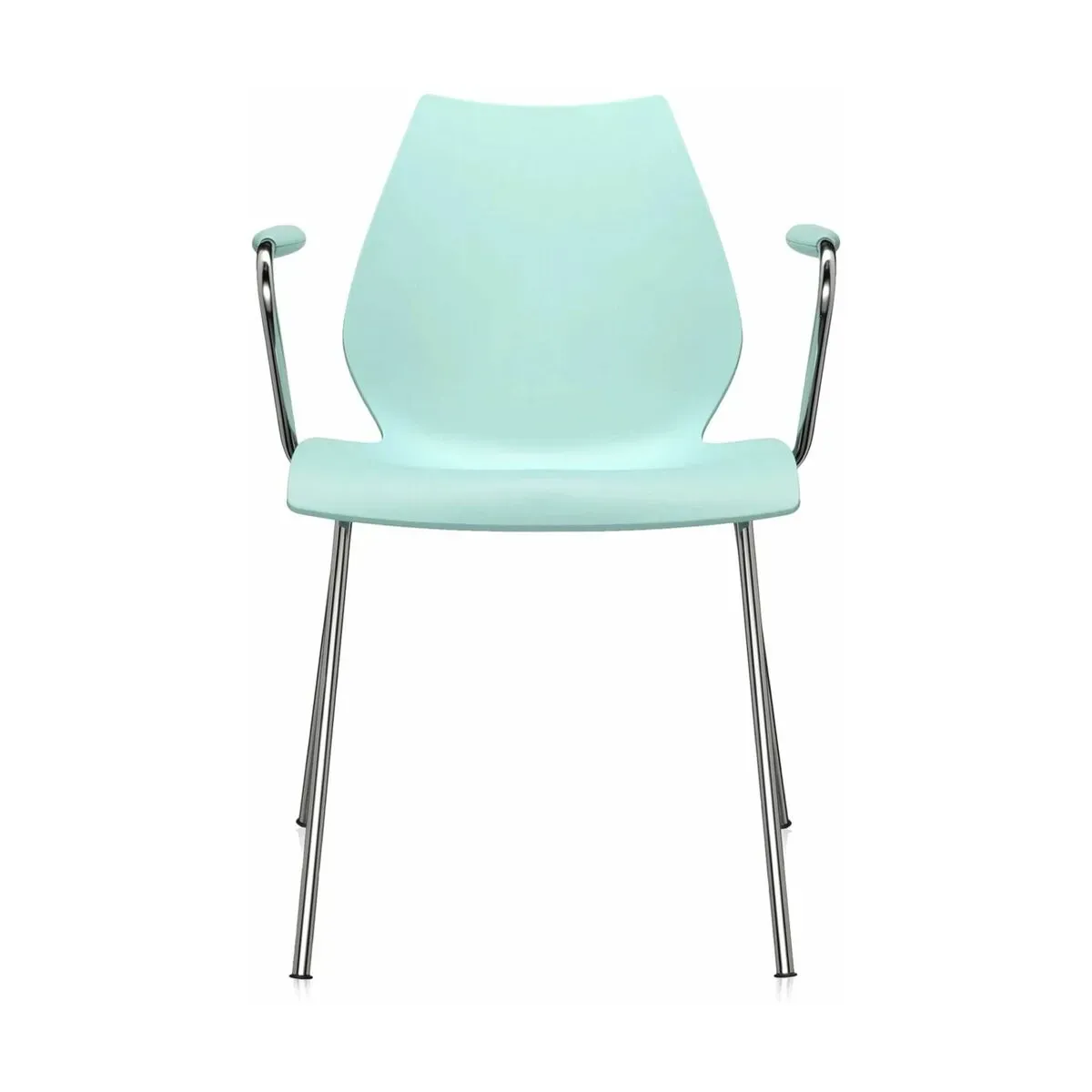 Chaise avec accoudoirs bleu clair Maui - Kartell