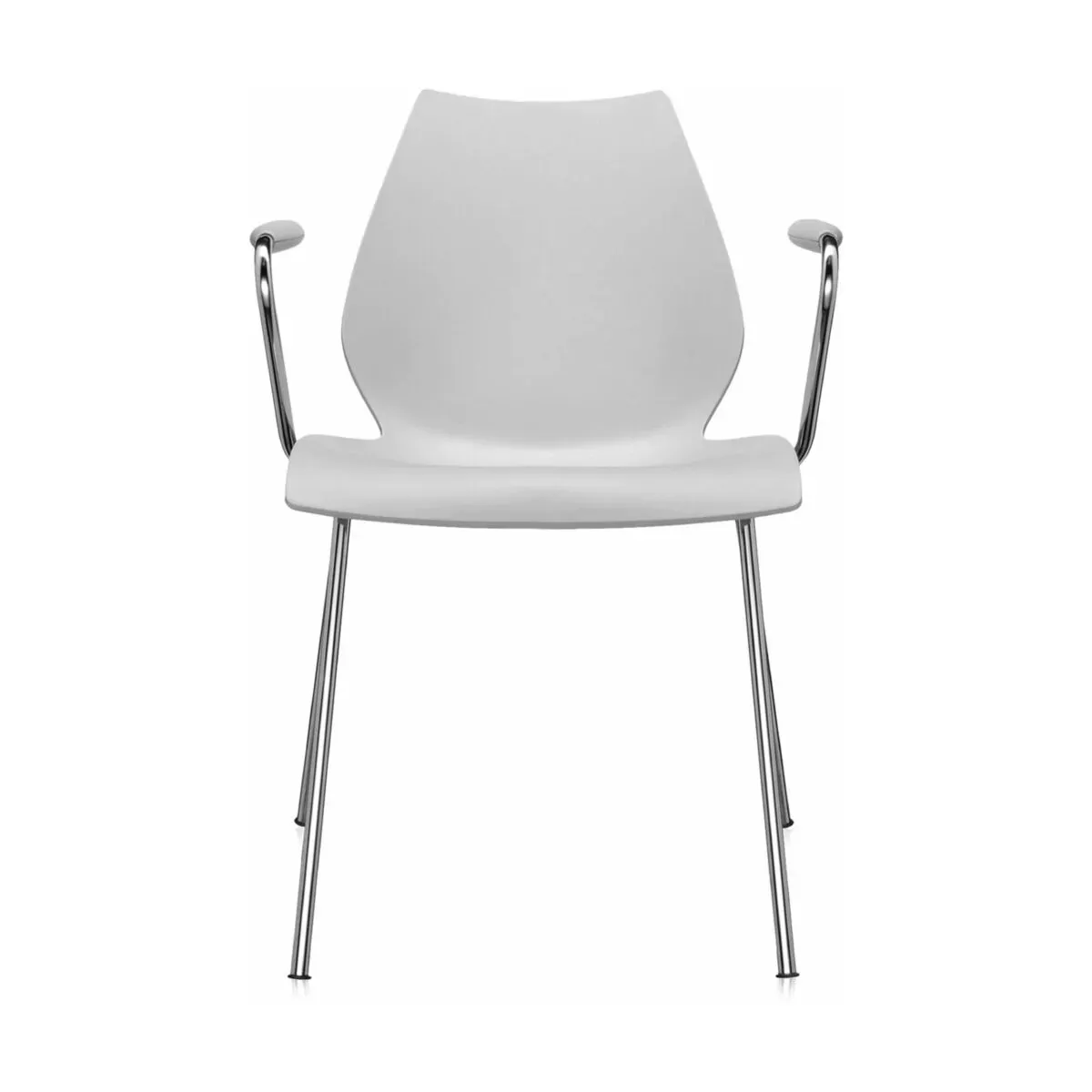Chaise avec accoudoirs grise Maui - Kartell