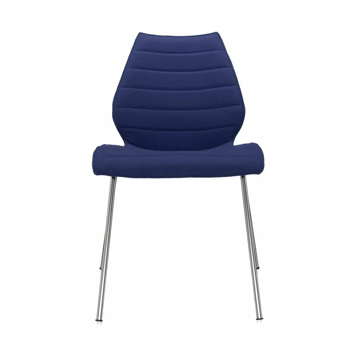 Chaise rembourrée bleue Maui Soft - Kartell