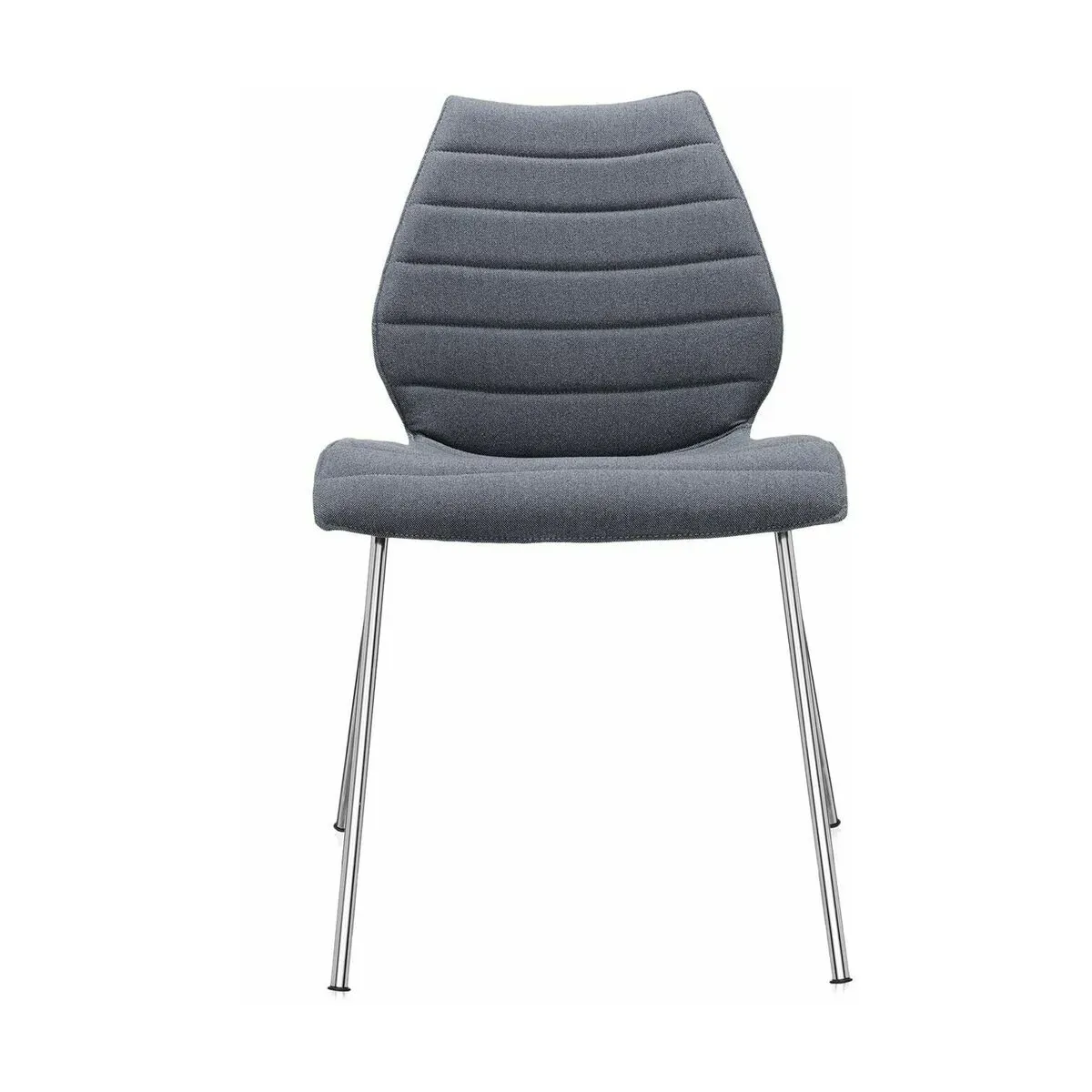 Chaise rembourrée gris foncé Maui Soft - Kartell