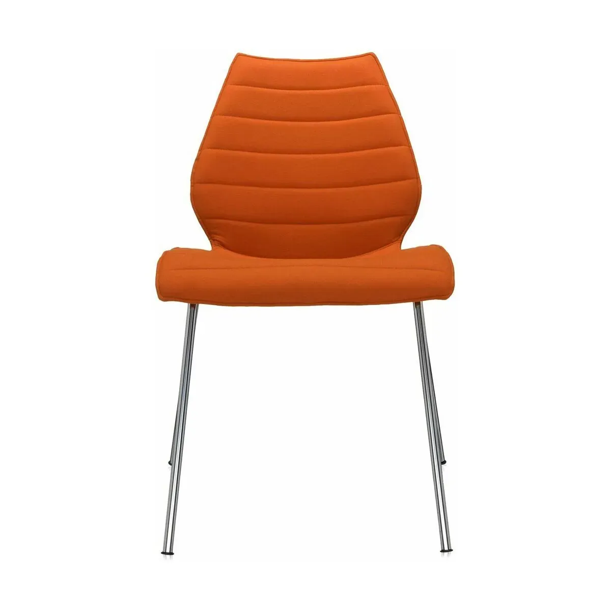 Chaise rembourrée orange Maui Soft - Kartell