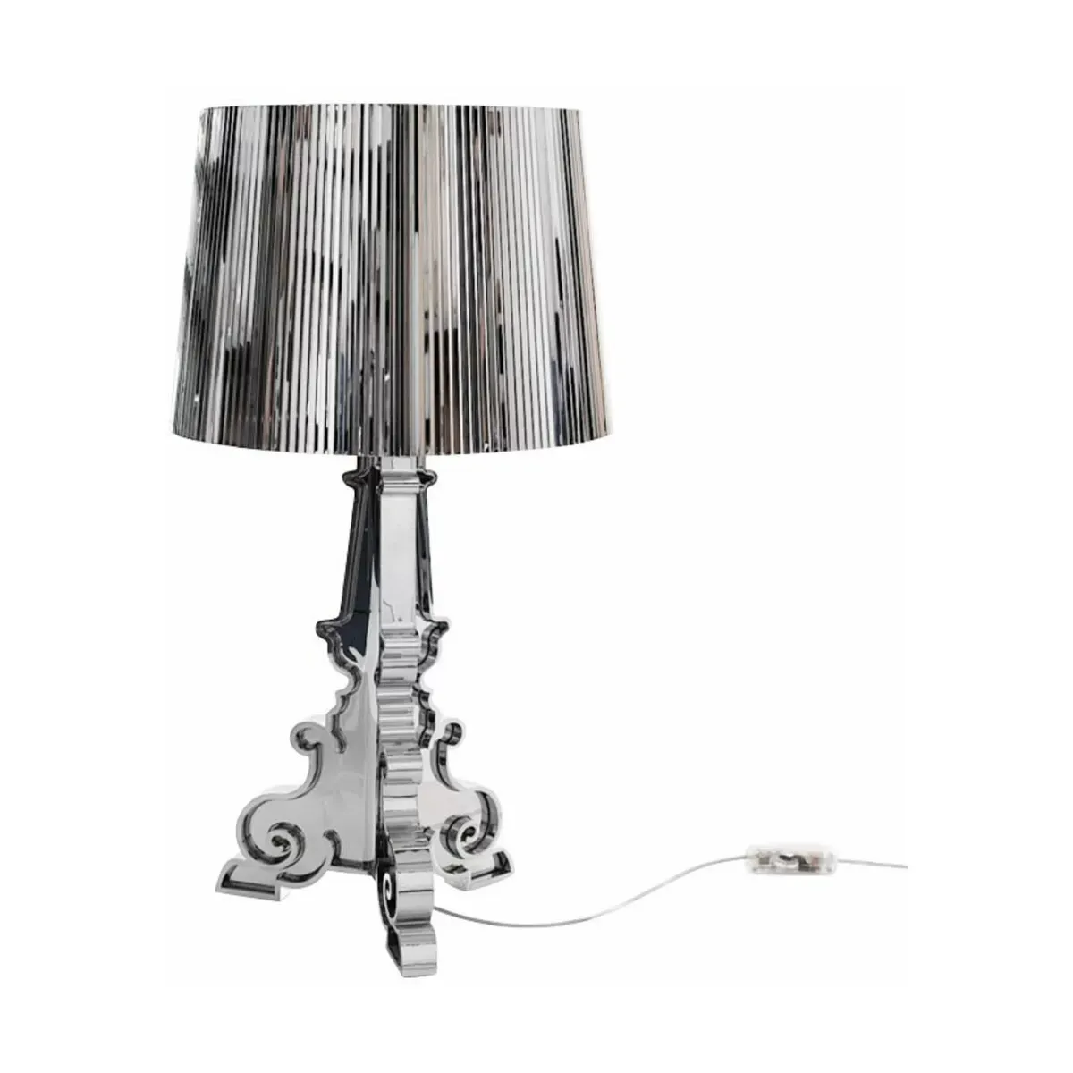 Lampe à hauteur réglable argentée Bourgie - Kartell