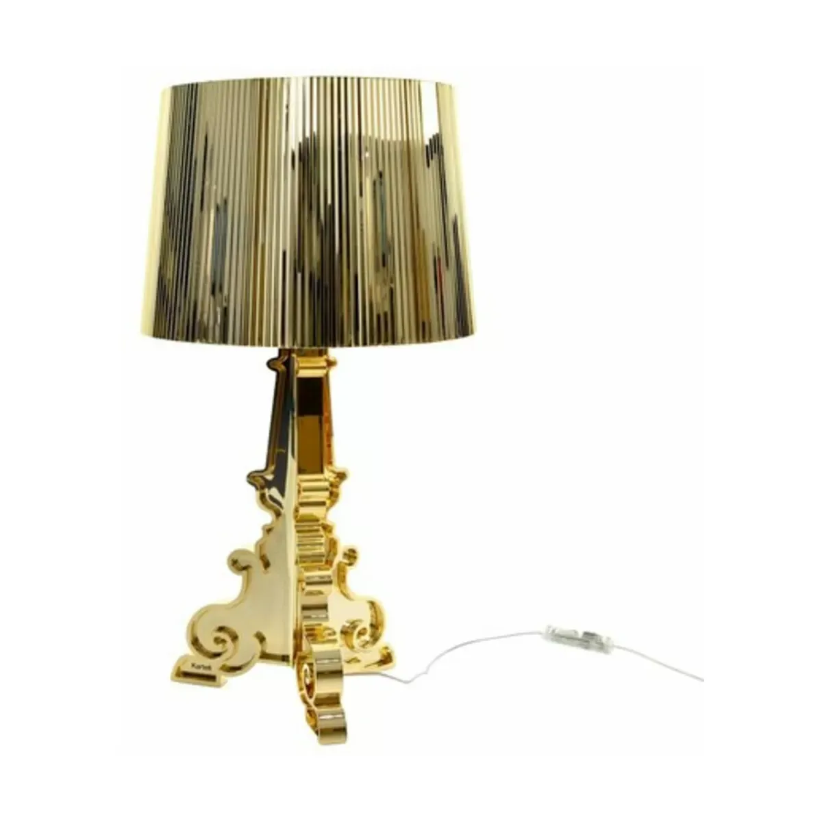 Lampe à hauteur réglable dorée Bourgie - Kartell