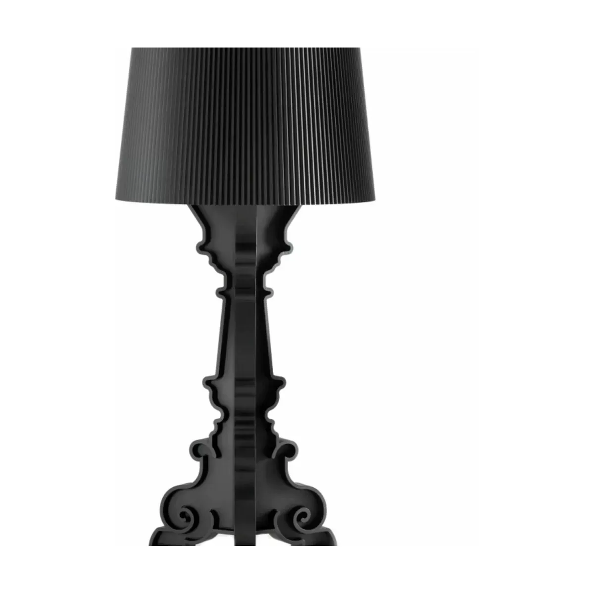 Lampe à hauteur réglable noire finition mat Bourgie - Kartell