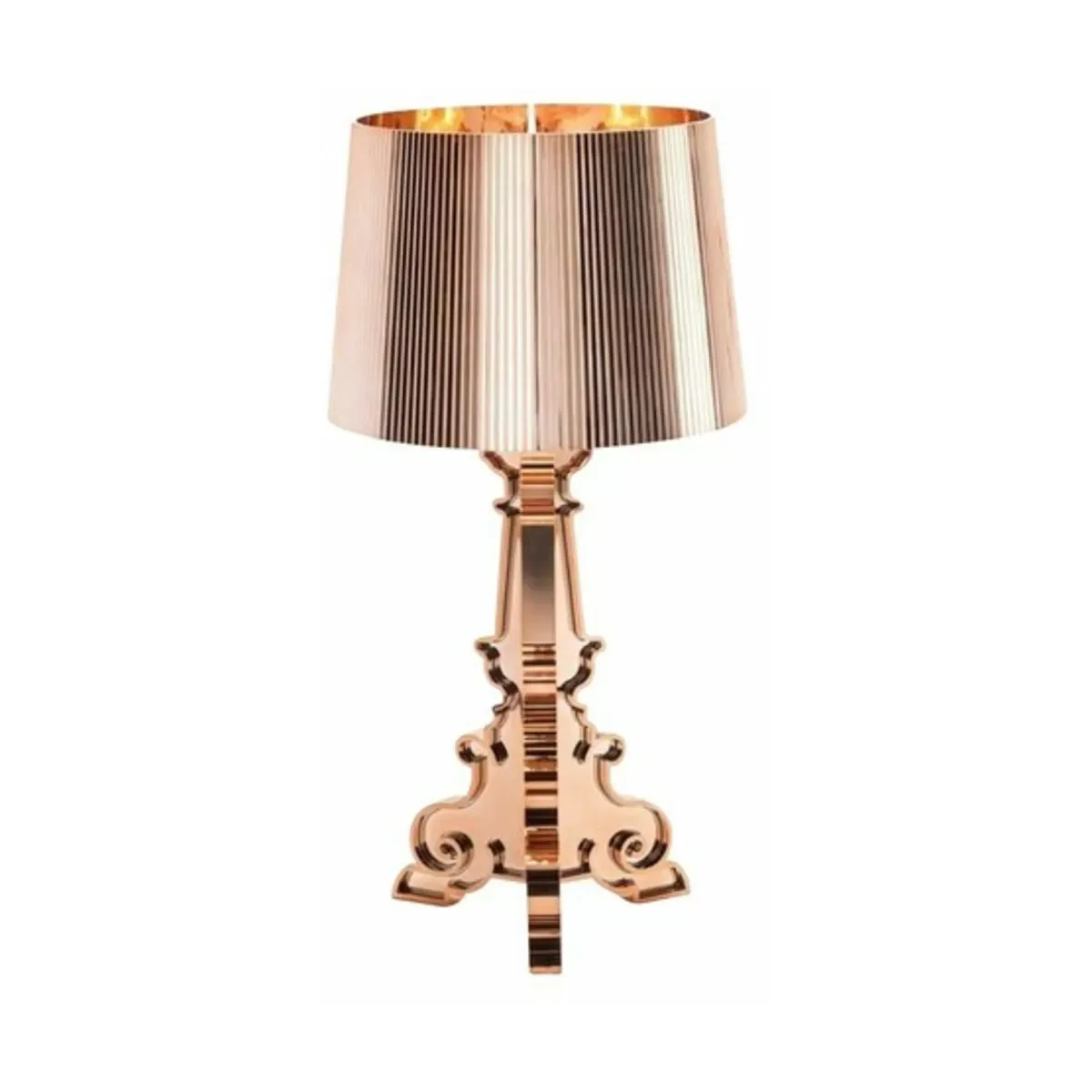 Lampe à hauteur réglable cuivrée Bourgie - Kartell
