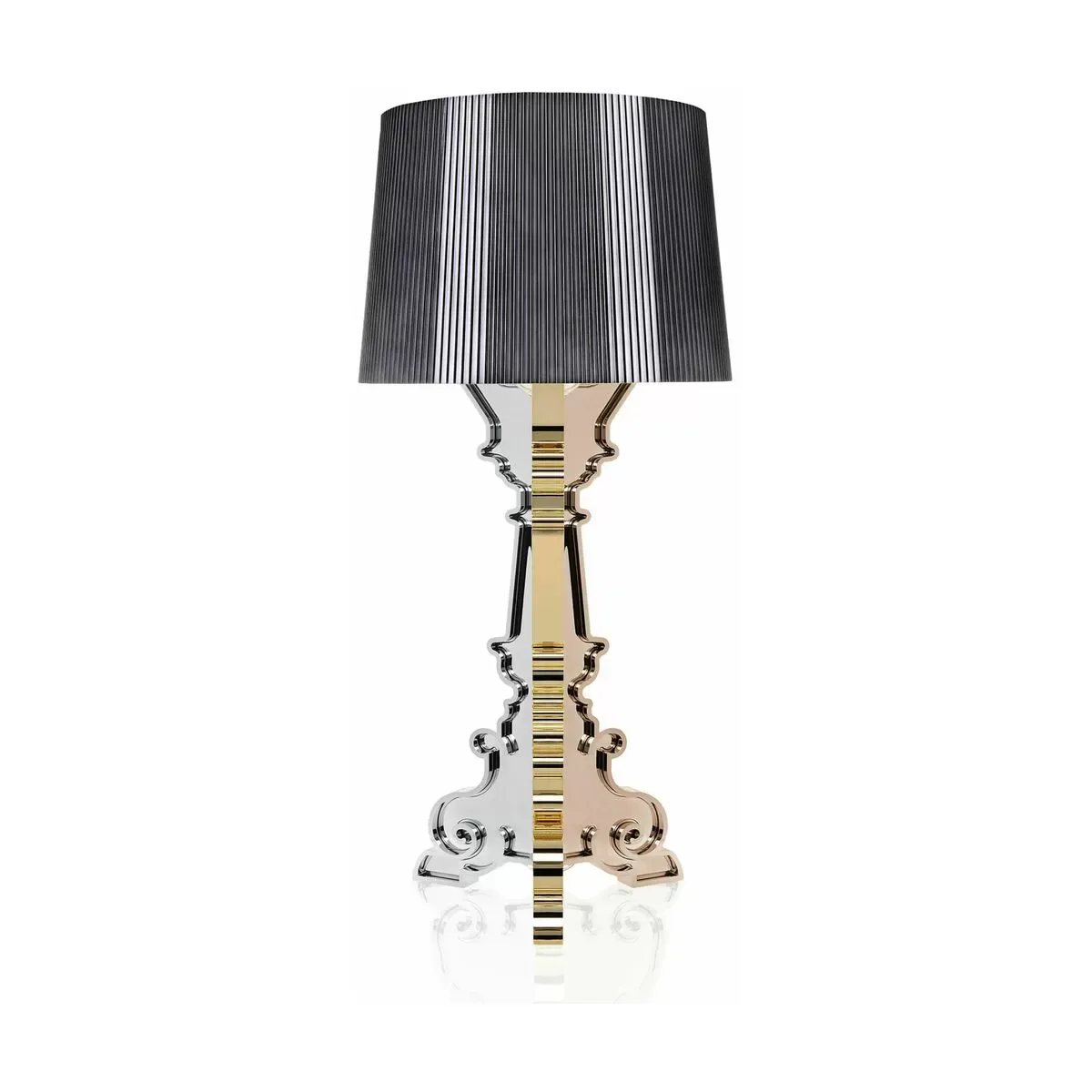 Lampe à hauteur réglable coloris Titanium Bourgie - Kartell