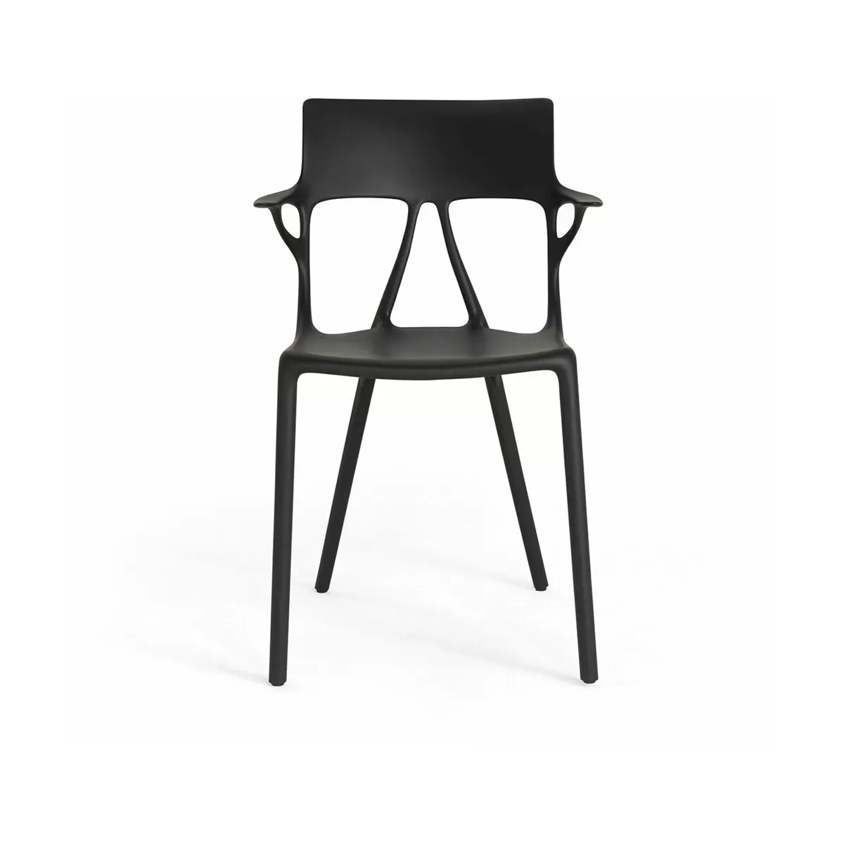 Chaise avec accoudoirs noire A.I - Kartell