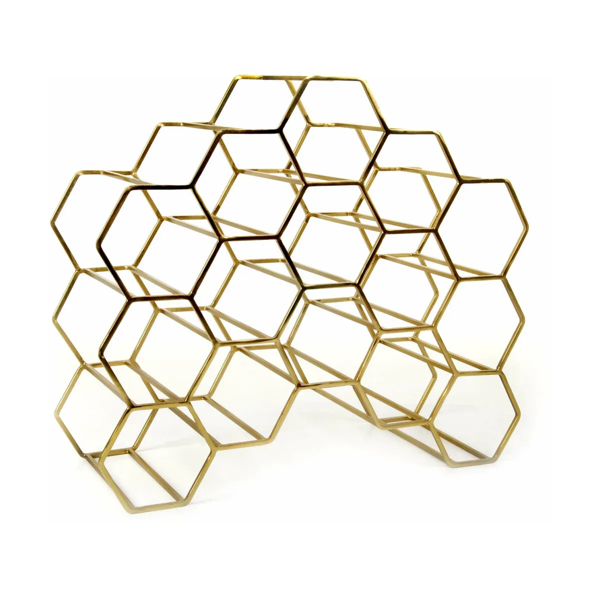 Casier à vin 15 bouteilles doré Pico - XLBoom