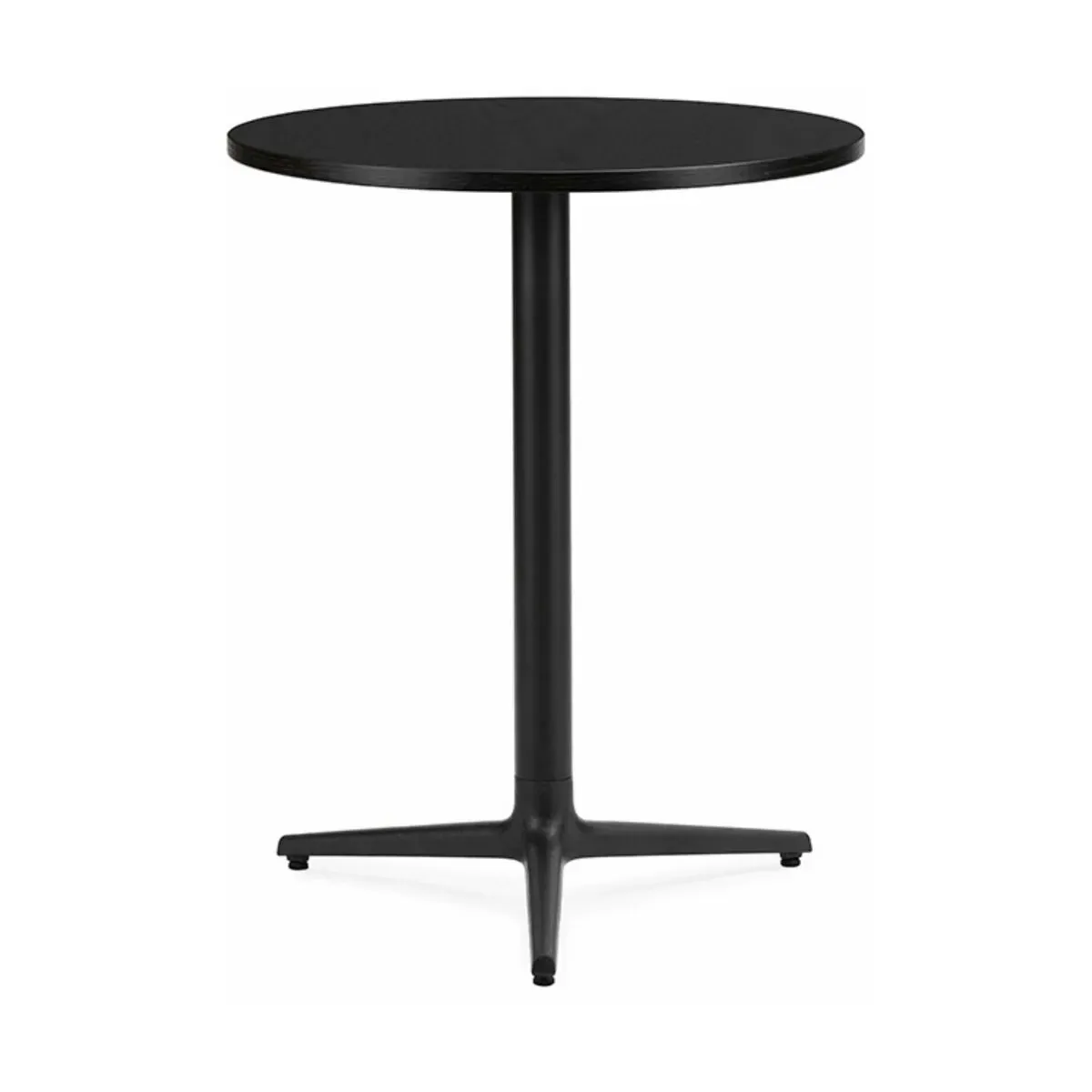 Table ronde 60 cm 3 pieds en bois noir Allez Oak - Normann Copenhagen