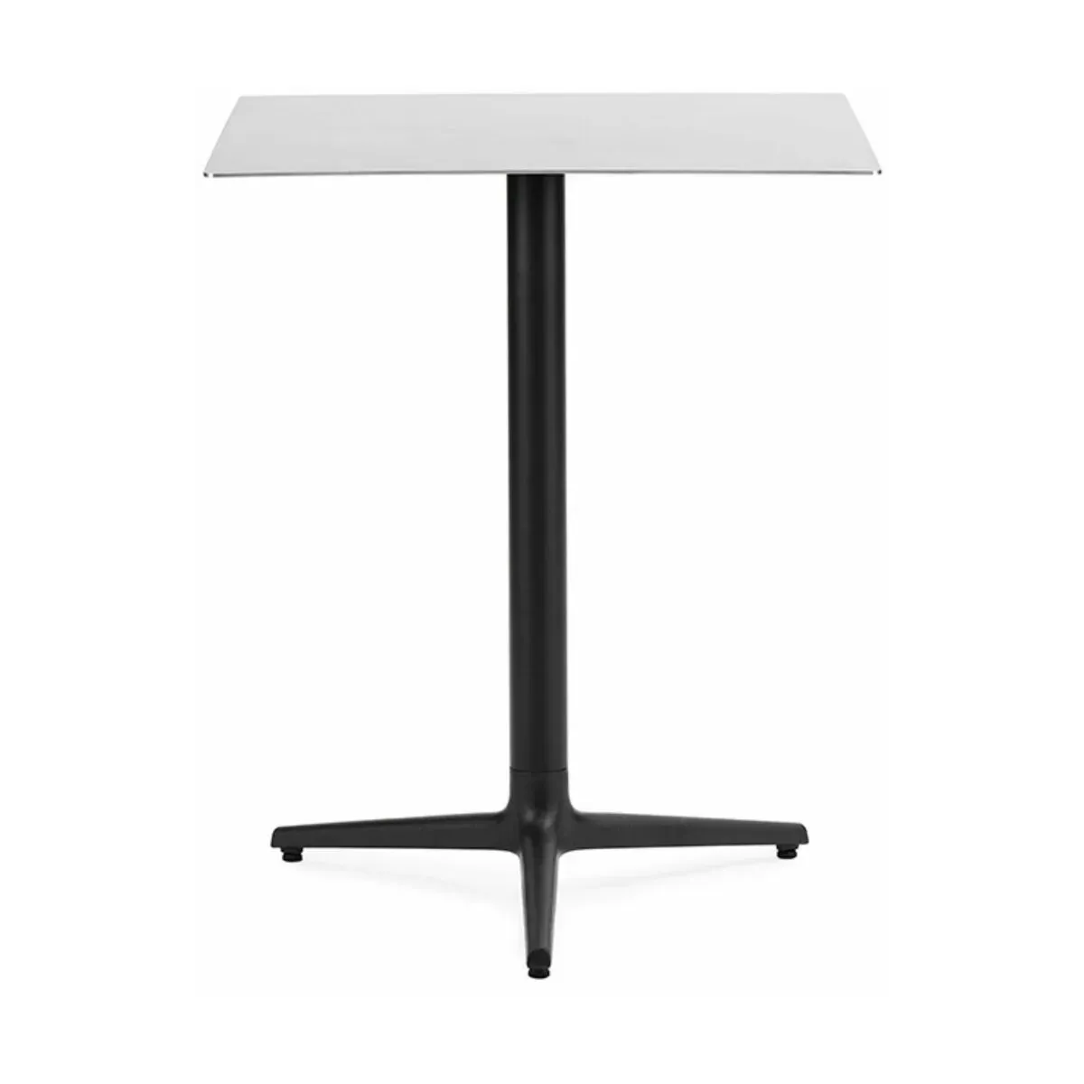 Table carrée 60 cm 3 pieds en acier inoxydable Allez Steel - Normann Copenhagen