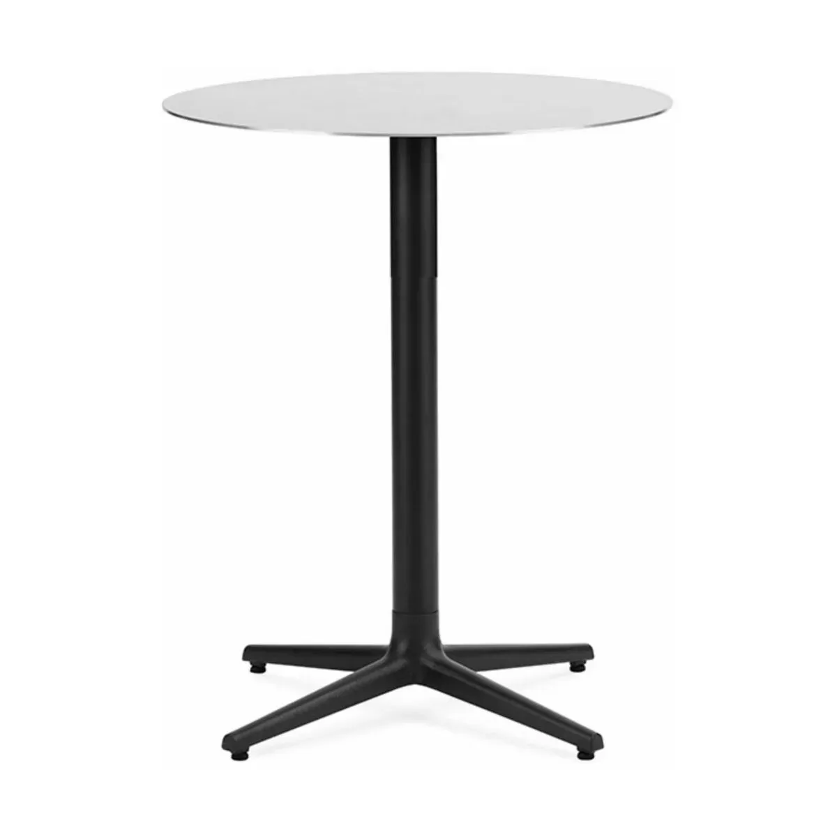 Table ronde 60 cm 4 pieds en acier inoxydable Allez Steel - Normann Copenhagen