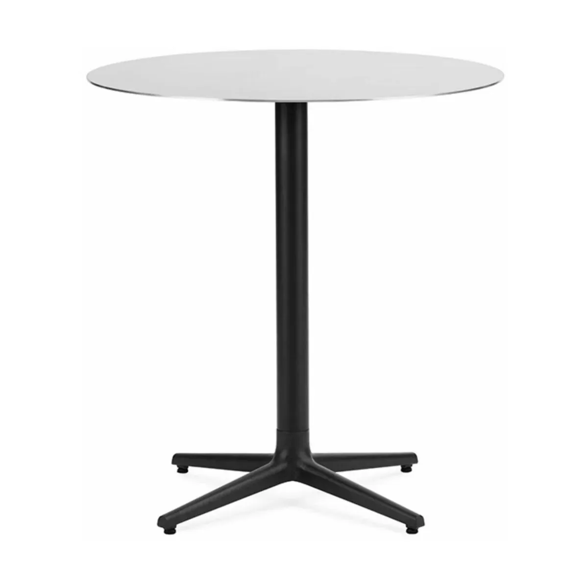 Table ronde 70 cm 4 pieds en acier inoxydable Allez Steel - Normann Copenhagen