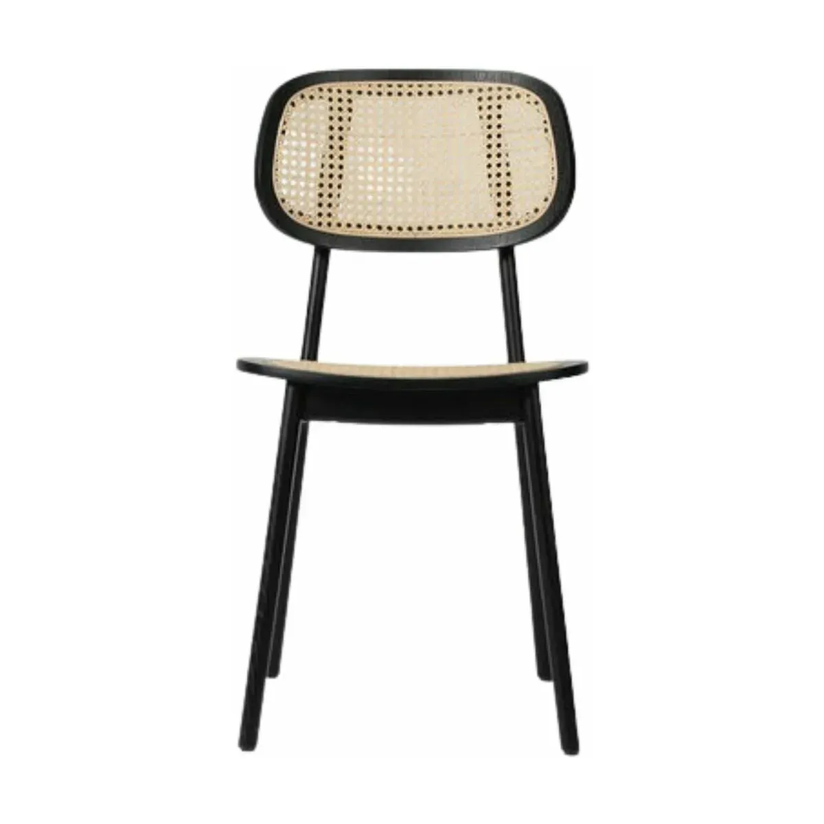 Chaise en cannage et chêne noir Titus - Vincent Sheppard
