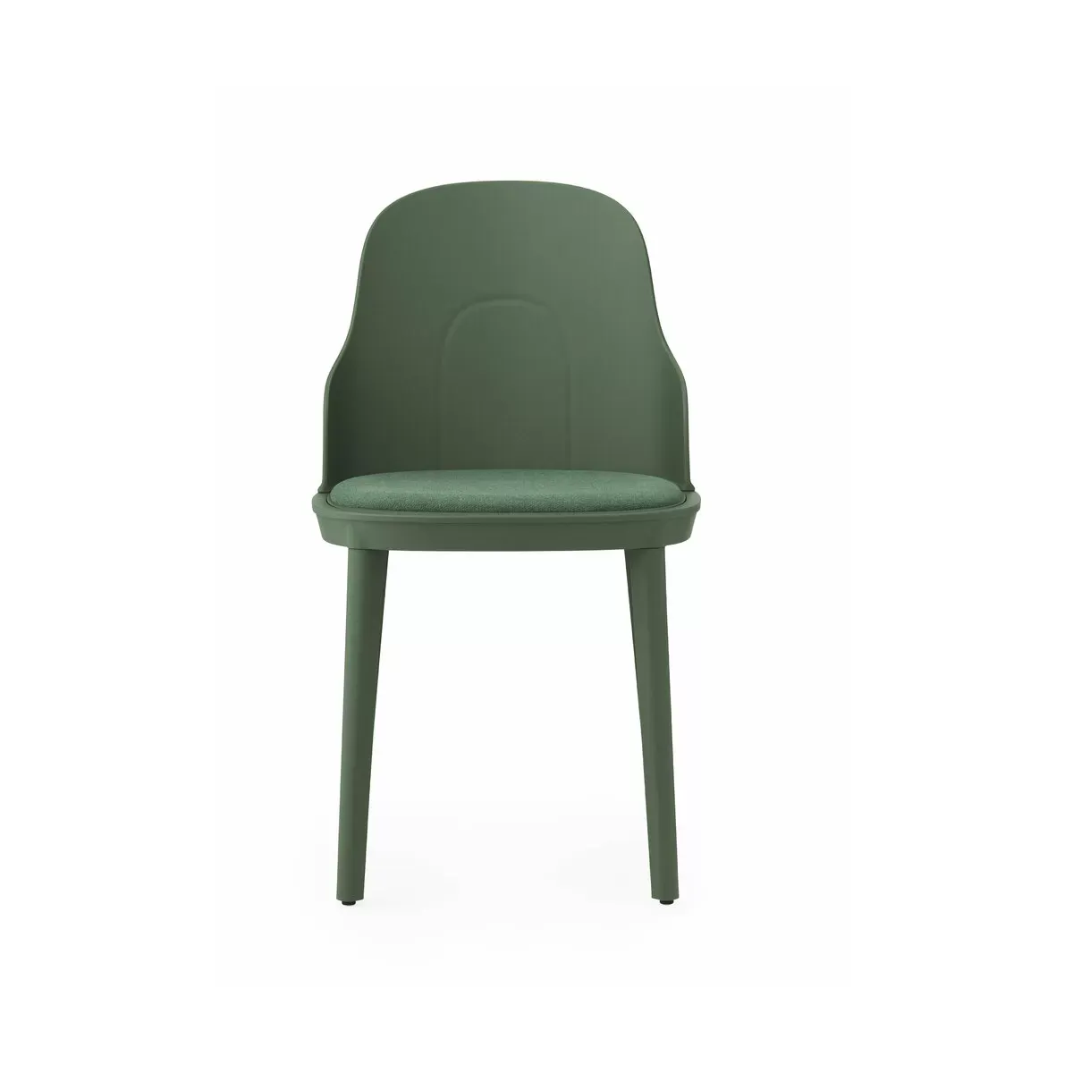 Chaise en polypropylène à l'assise en tissu MLF vert parc Allez Park vert - Normann C