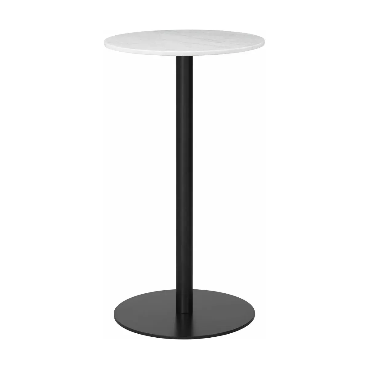 Table de bar ronde en marbre blanc 60 cm Gubi 1.0 - Gubi