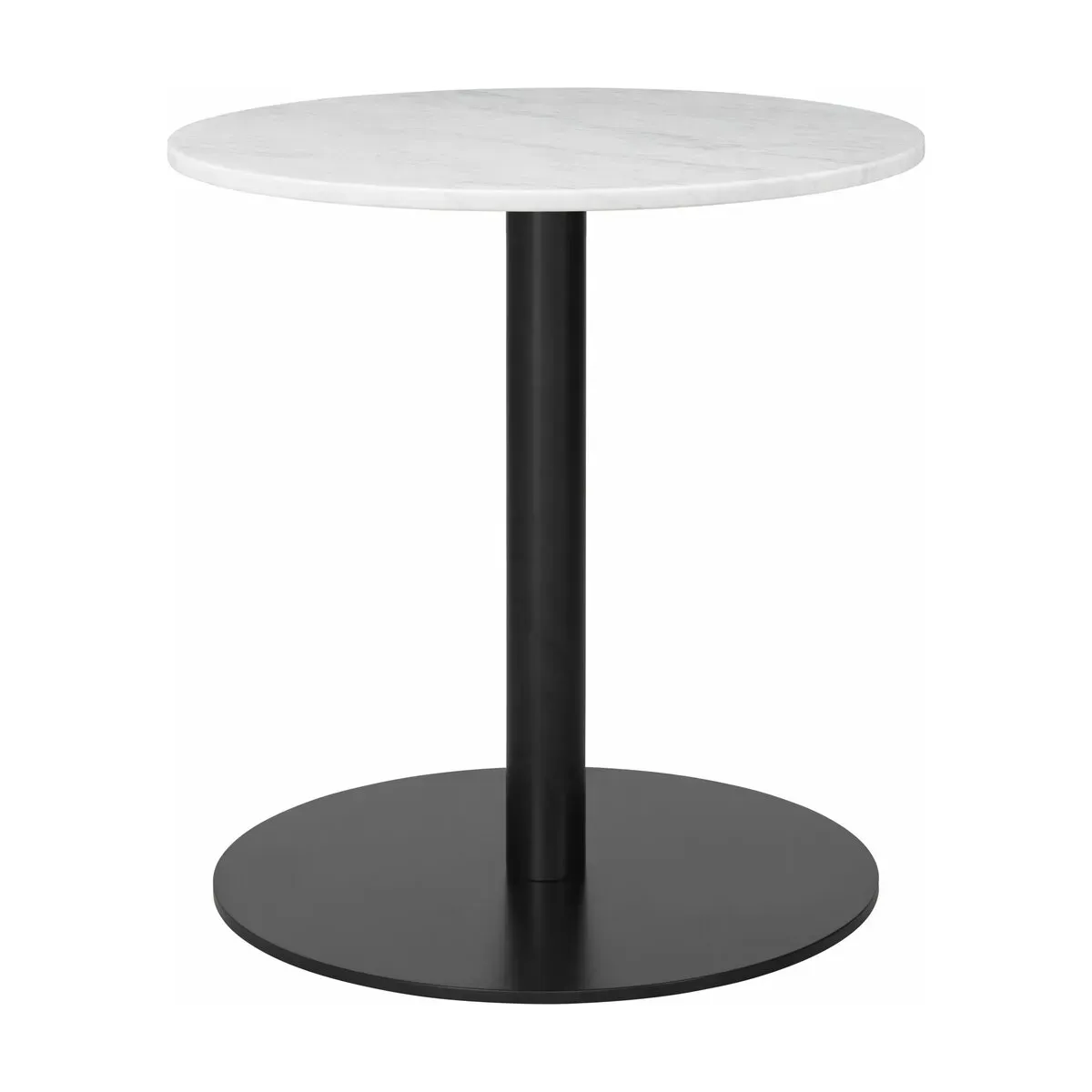 Table lounge ronde en marbre blanc 60 cm Gubi 1.0 - Gubi