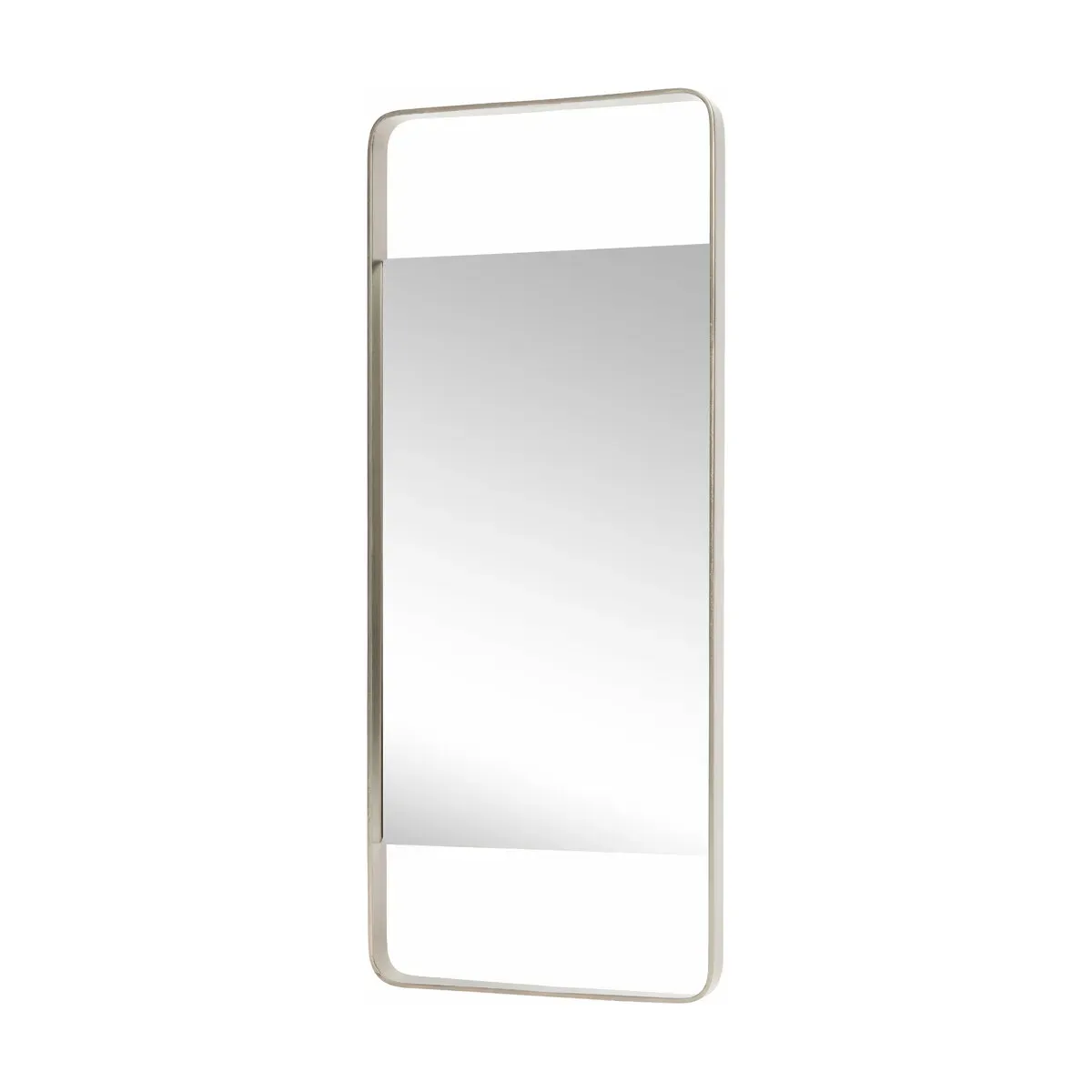 Miroir mural au cadre rectangulaire métallique - Hübsch