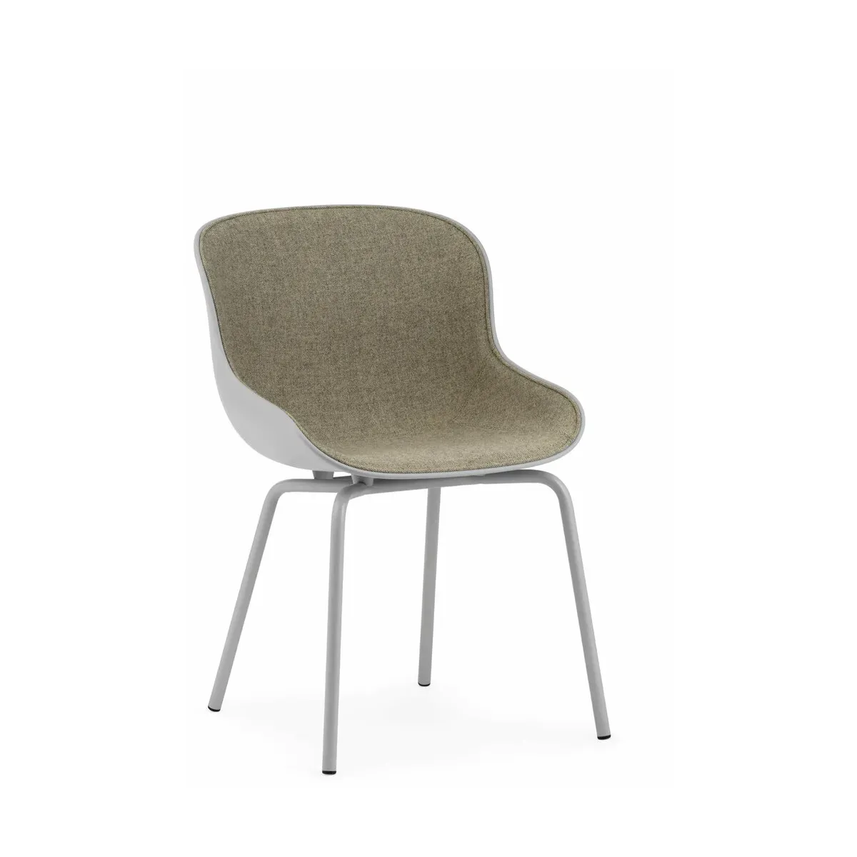 Chaise en acier peint et pp avec tissu gris Hyg - Normann Copenhagen