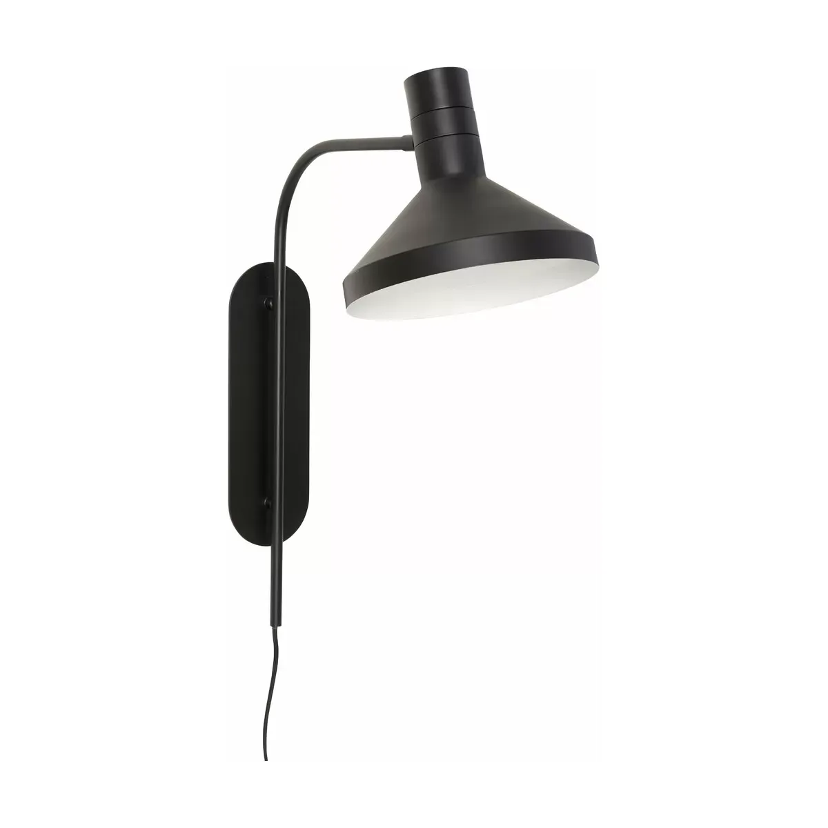 Applique murale en métal noir  - Hübsch