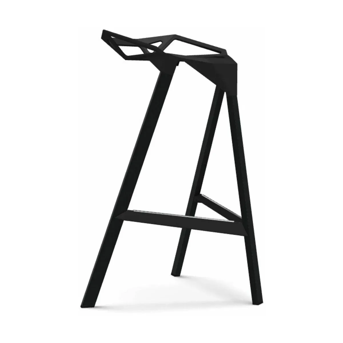 Tabouret en aluminium noir 67 cm One - Magis