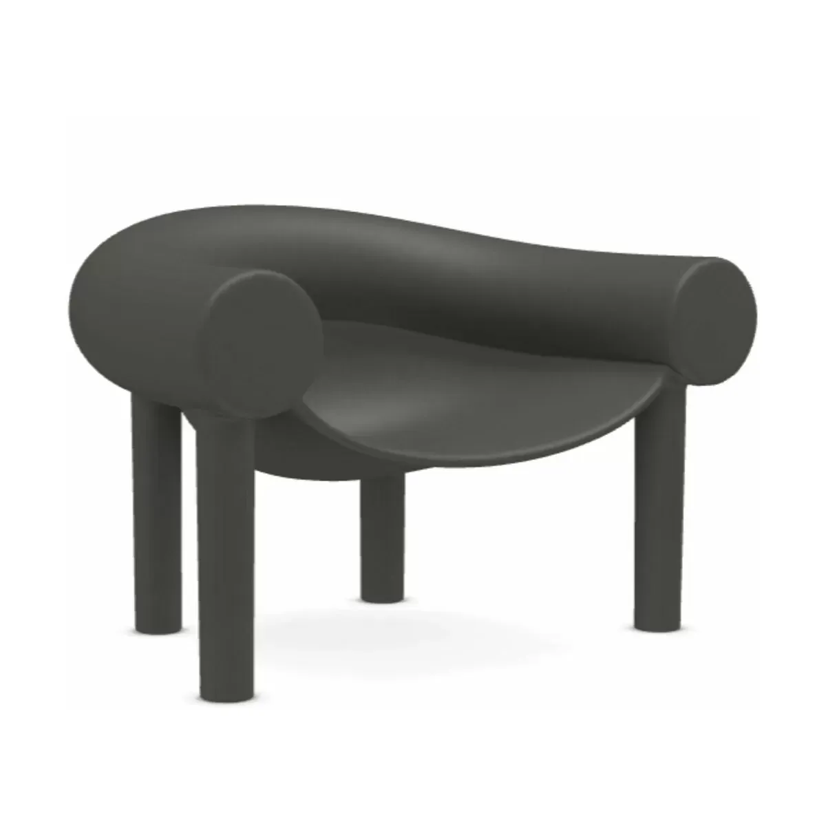 Fauteuil d'extérieur anthracite Sam Son - Magis