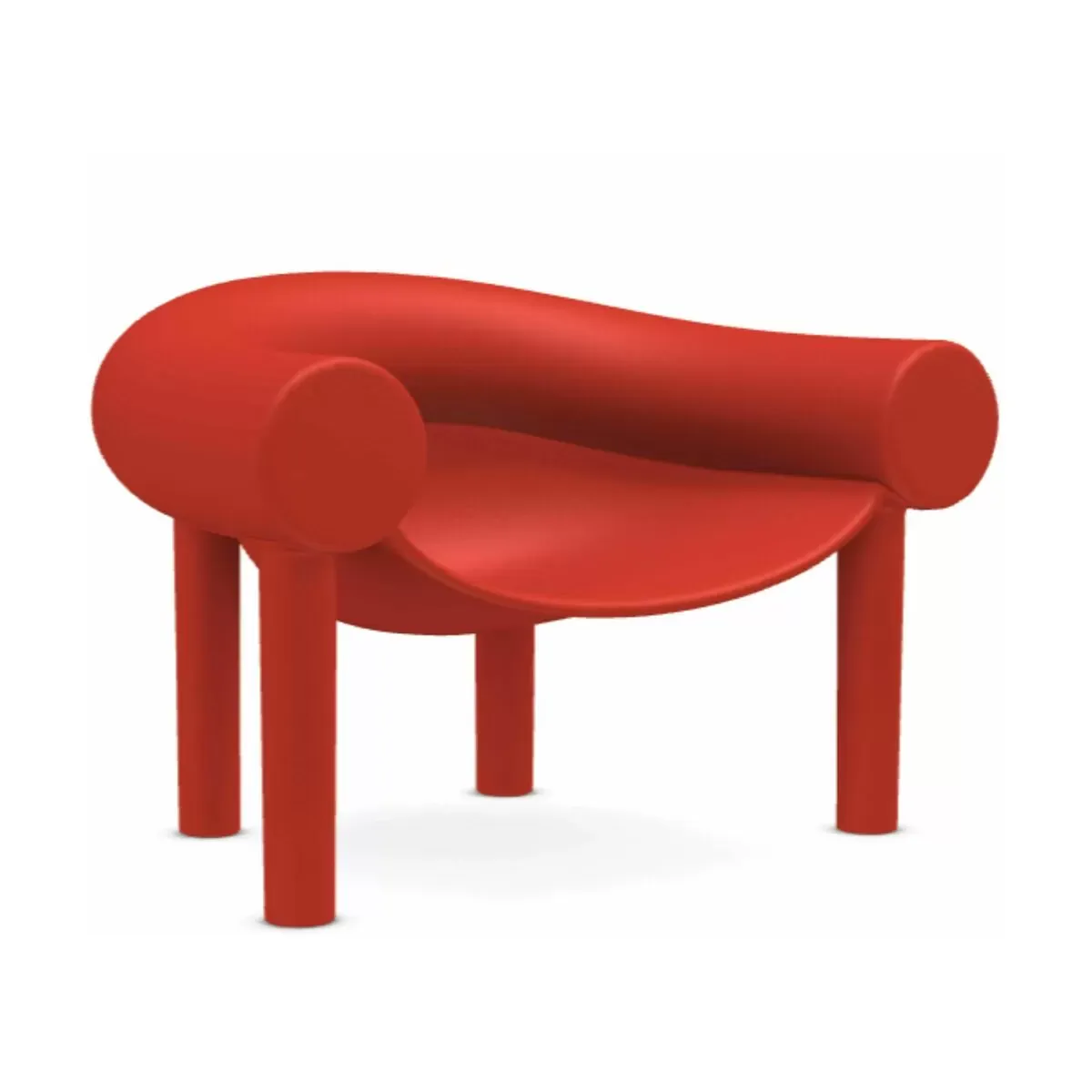Fauteuil d'extérieur rouge Sam Son - Magis