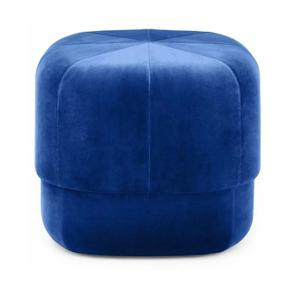 Pouf en polyester bleu électrique S Circus Electric bleu - Normann Copenhagen