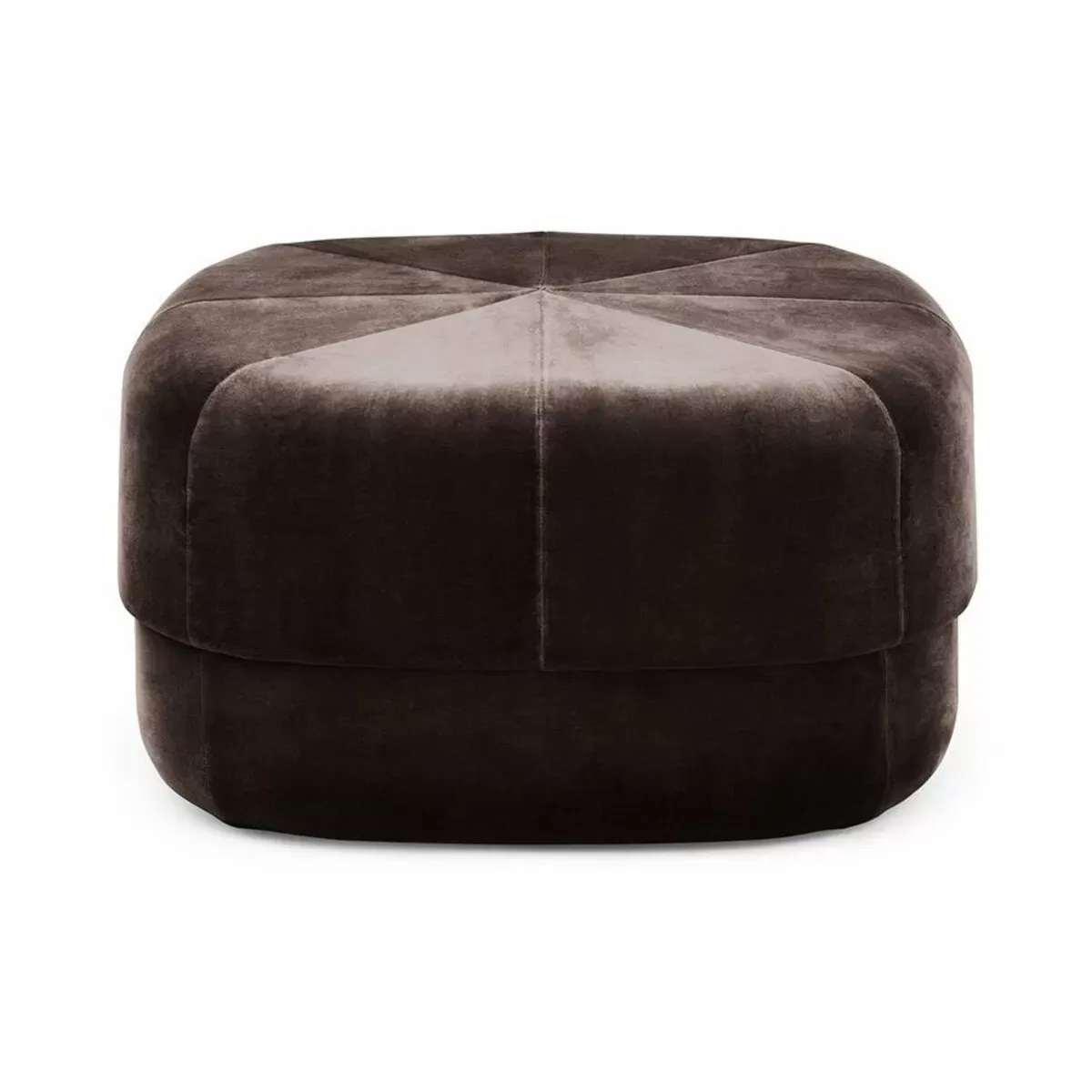 Pouf en polyester coffee L Circus Coffee - Normann Copenhagen