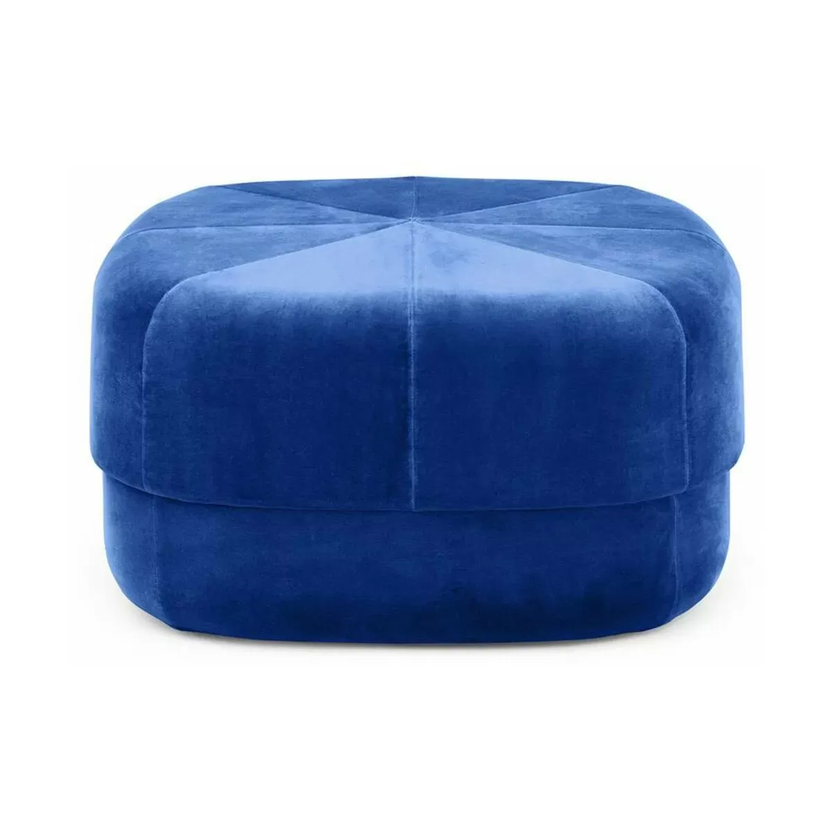Pouf en polyester bleu électrique L Circus Electric bleu - Normann Copenhagen
