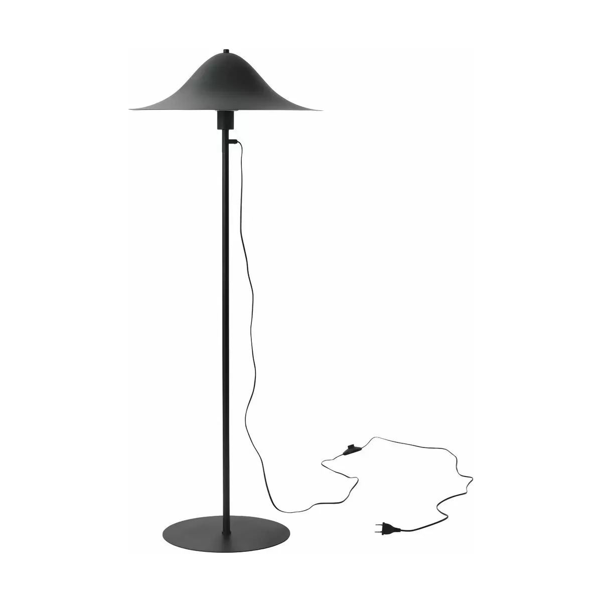 Lampadaire en aluminium noir Hans - Pholc